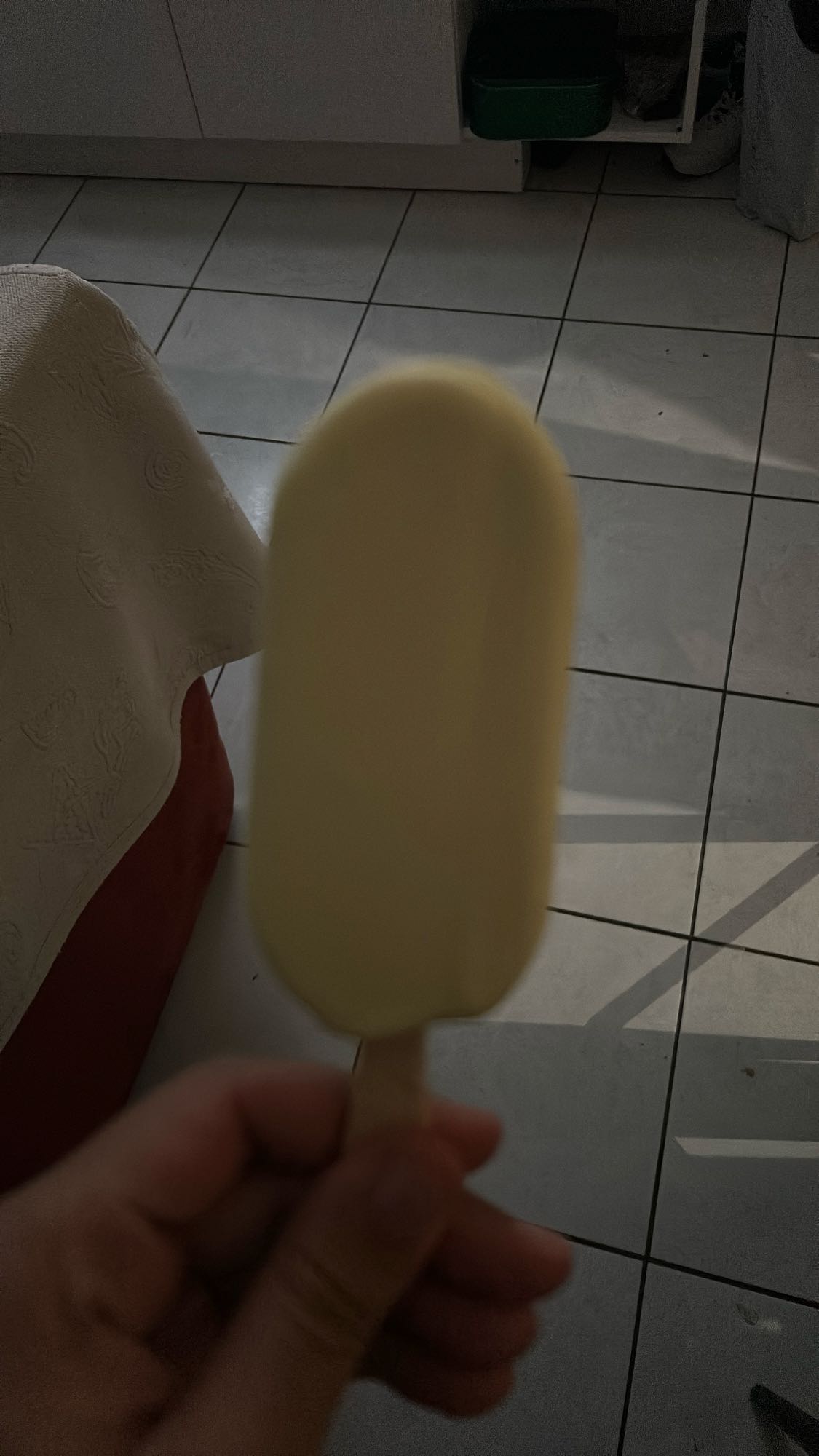Glace vanille chocolat blanc