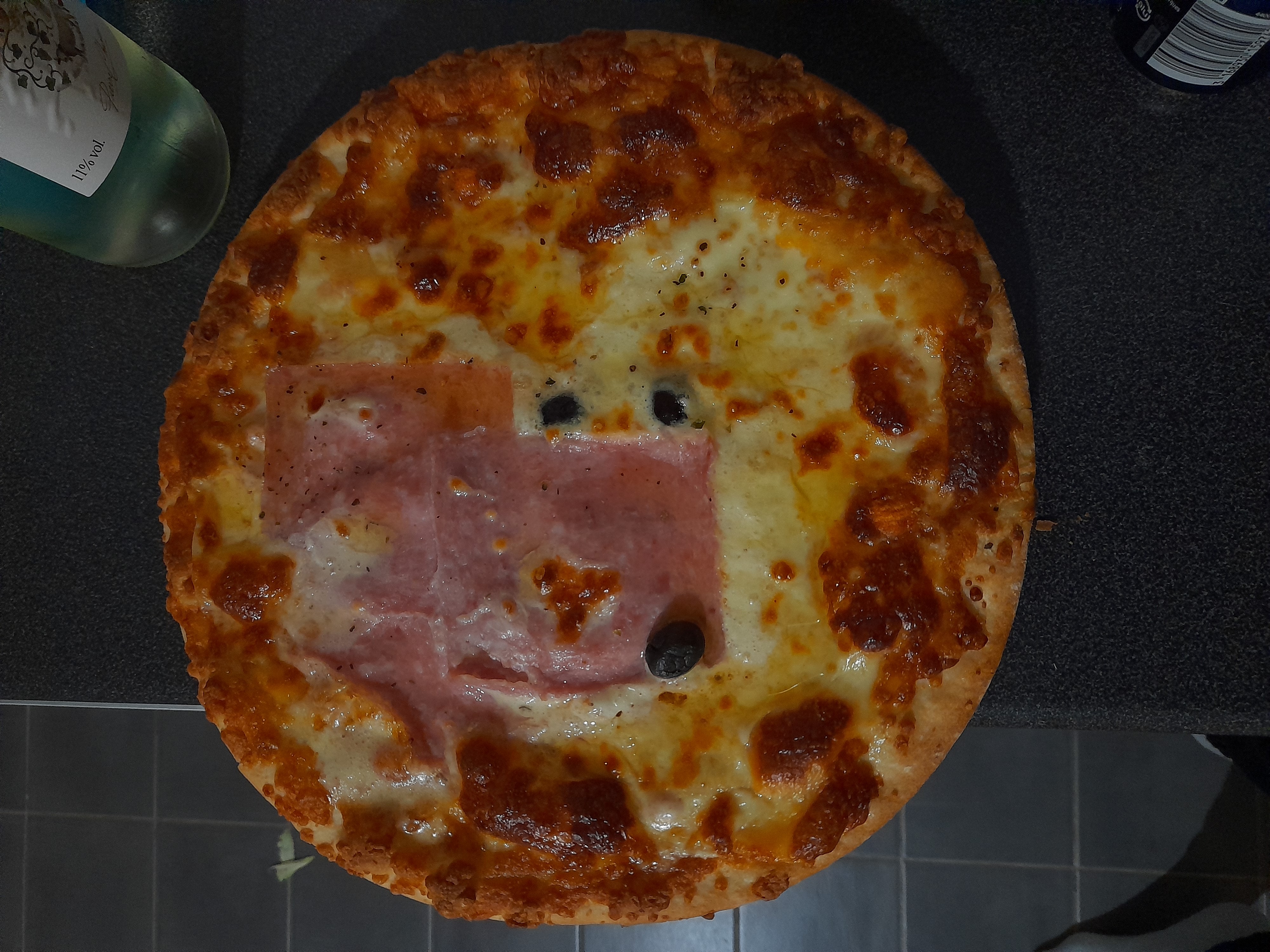 Pizza jambon fromage