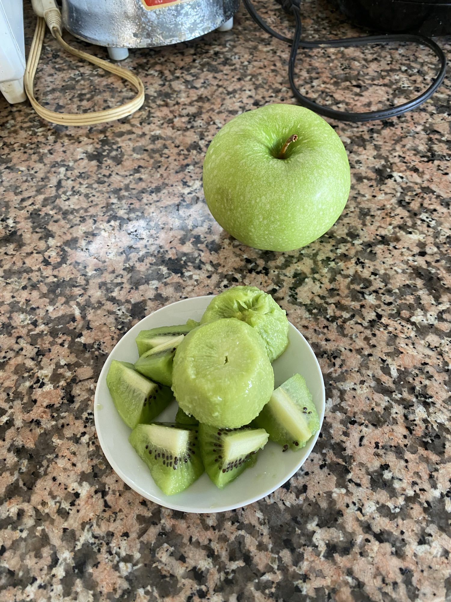 Frutas verdes frescas