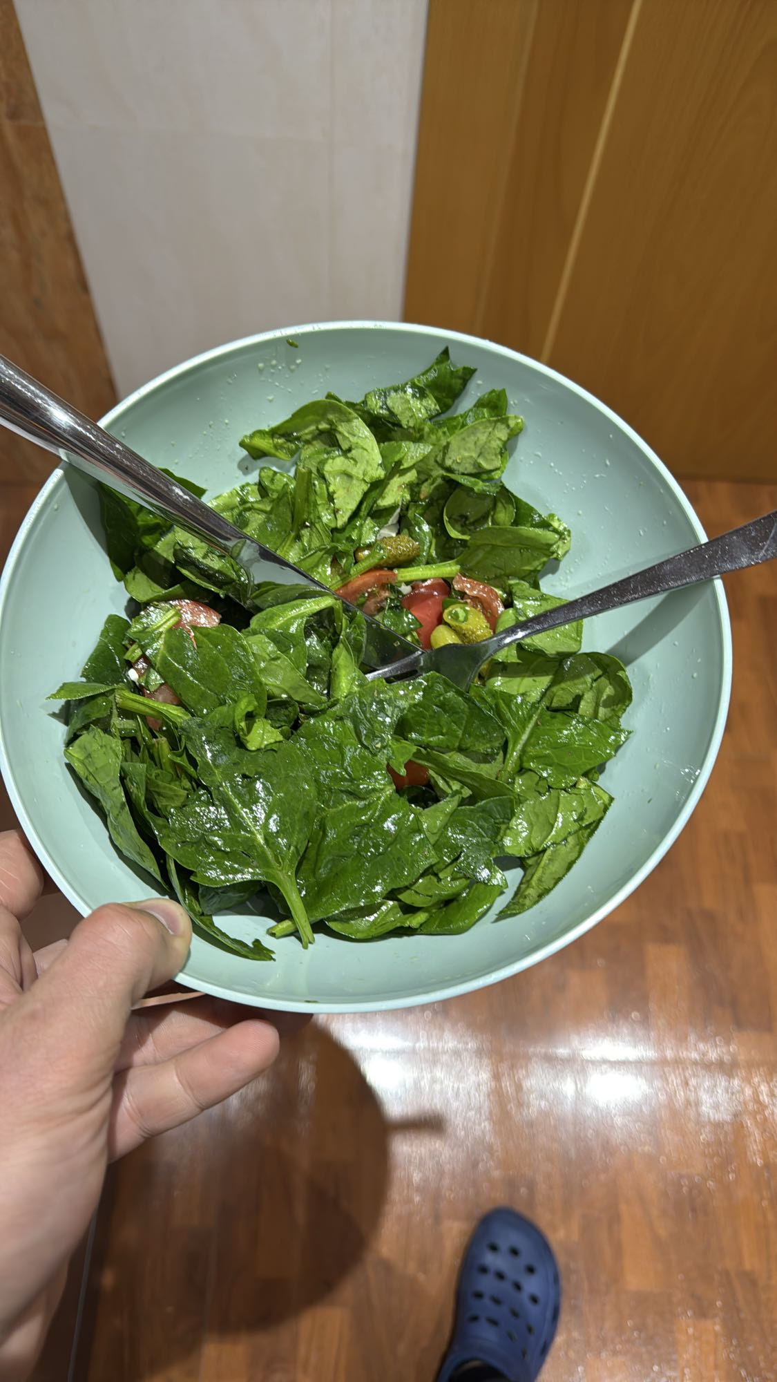 ensalada de espinaca