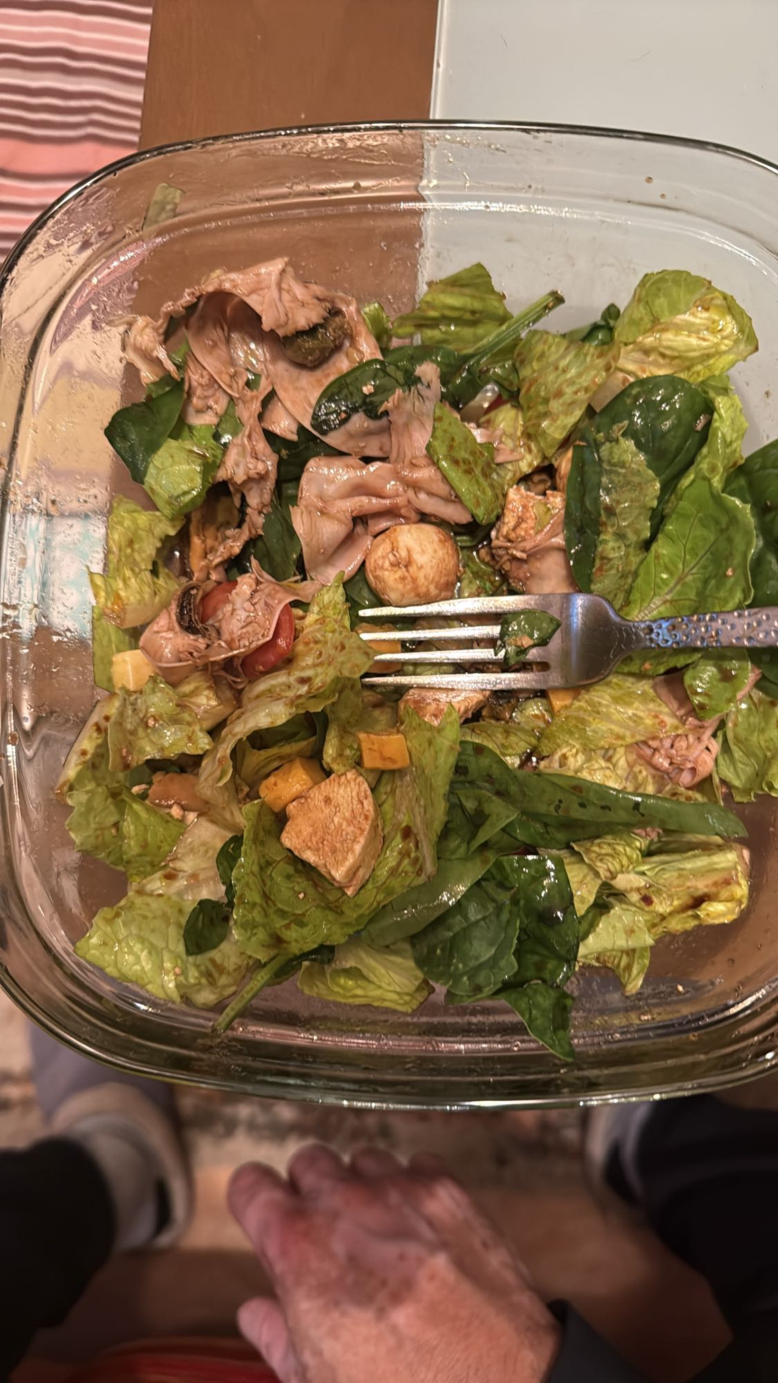 ensalada de pollo mixta