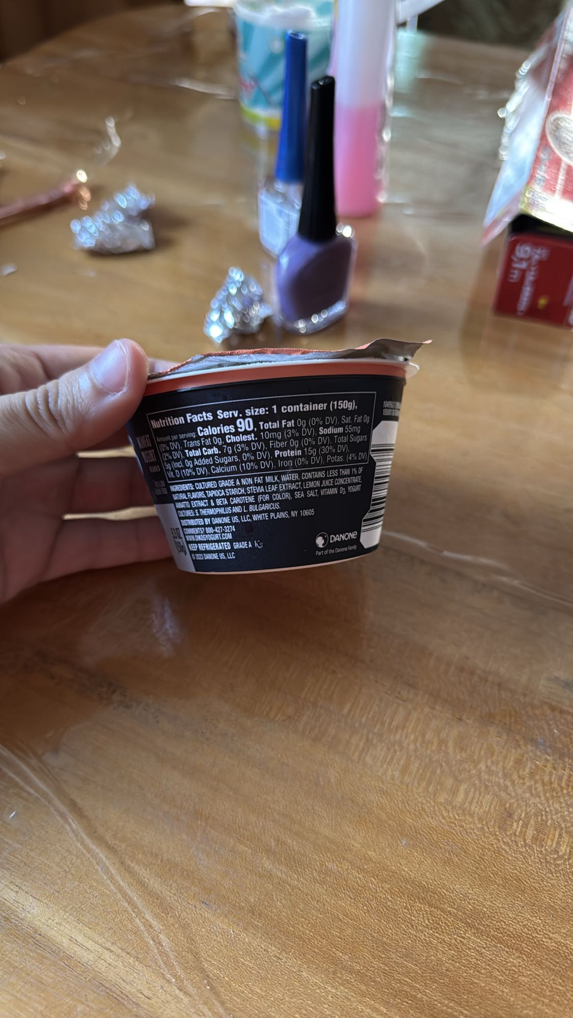 yogur griego arándano