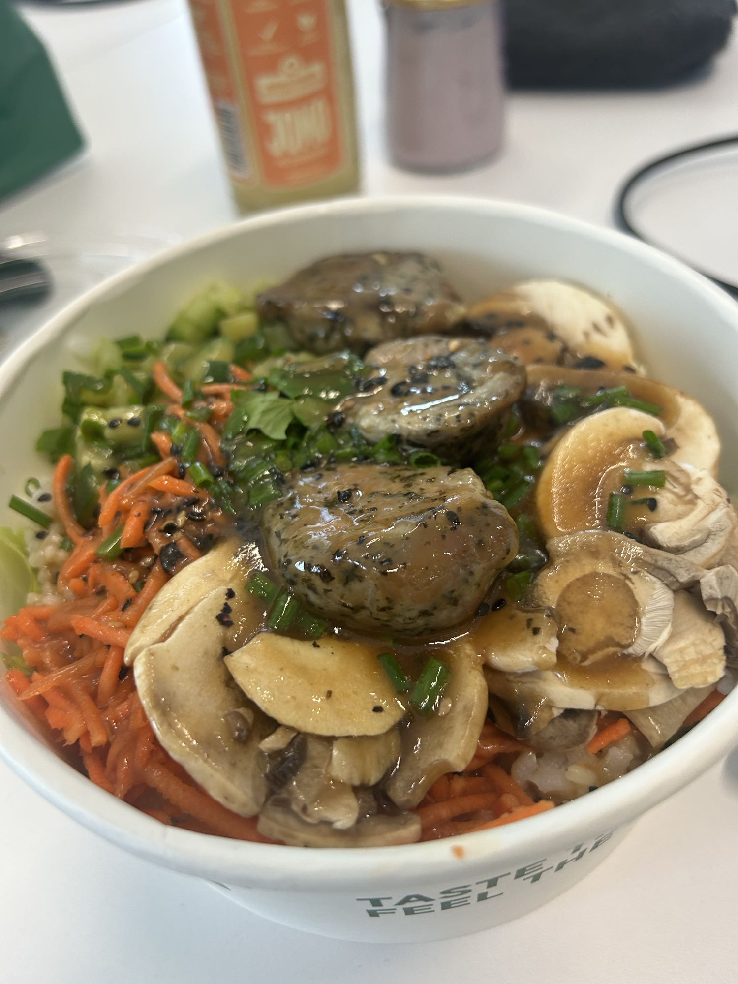 bol de légumes et riz