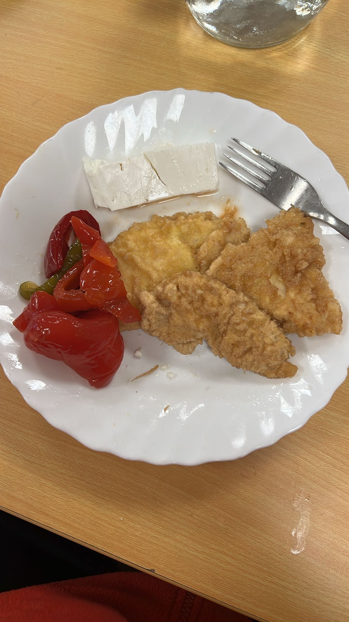 Pui pane cu brânză și ardei