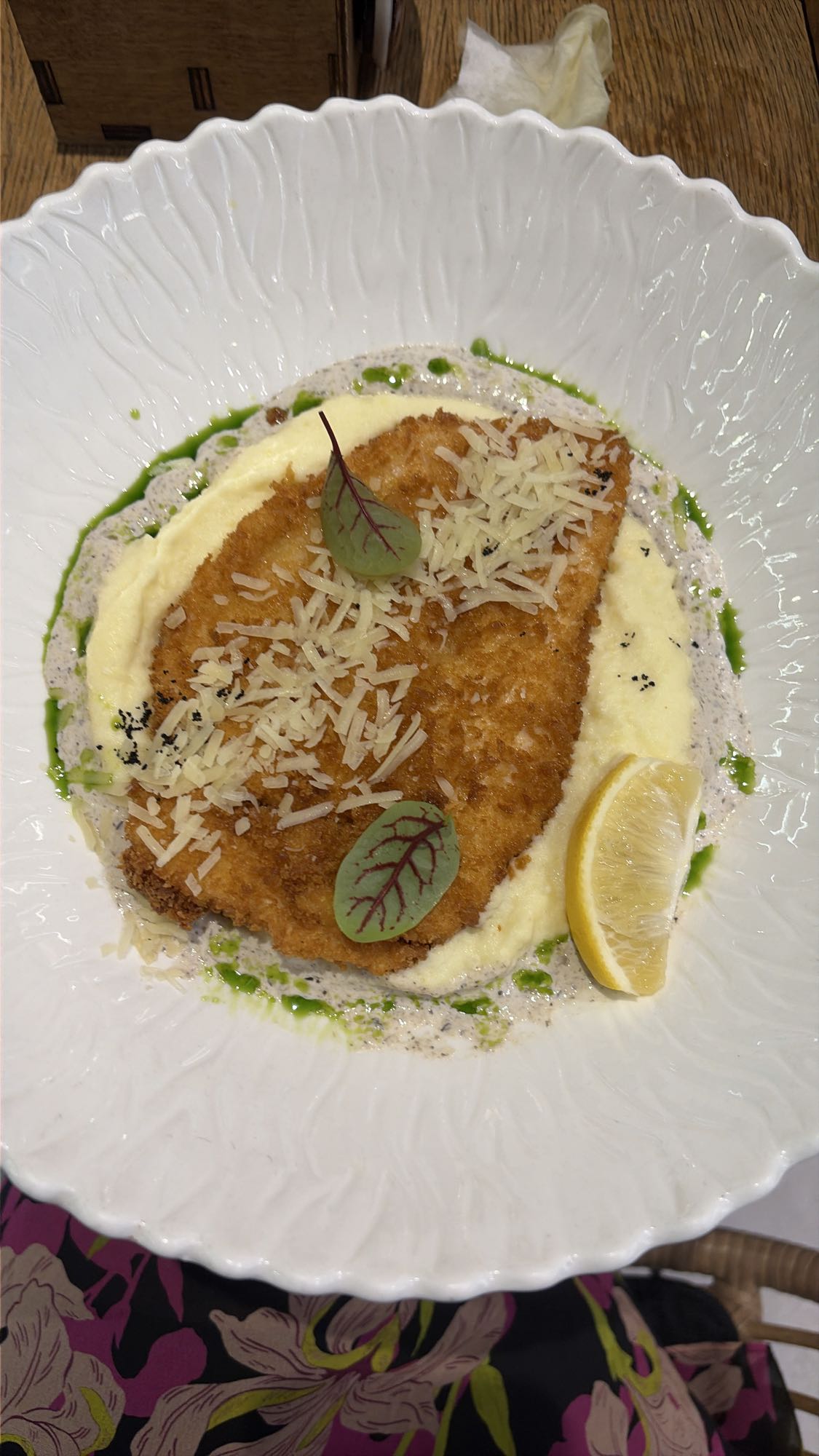 Куриная котлета с пюре