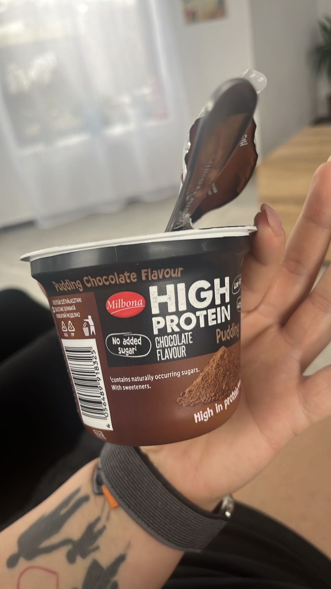 Budincă proteică ciocolată