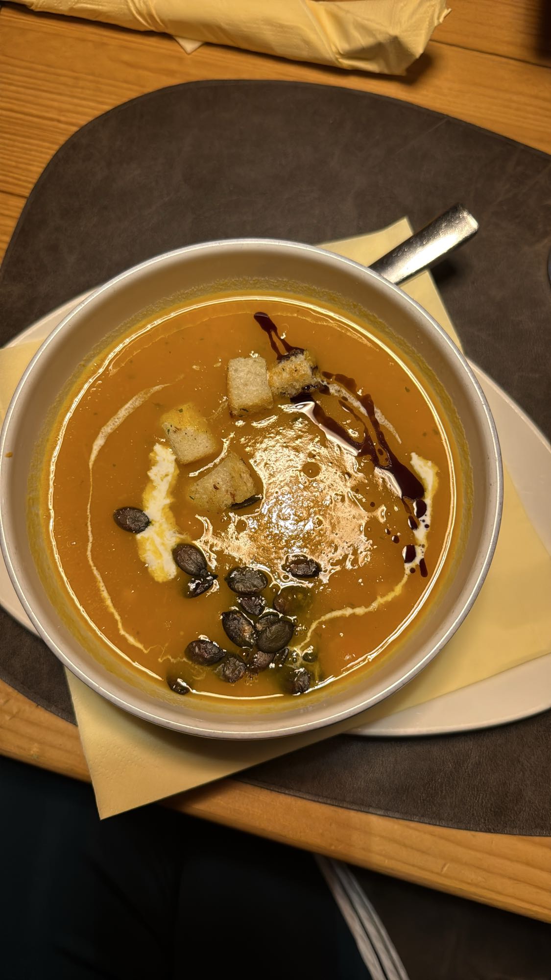 Supă cremă de dovleac