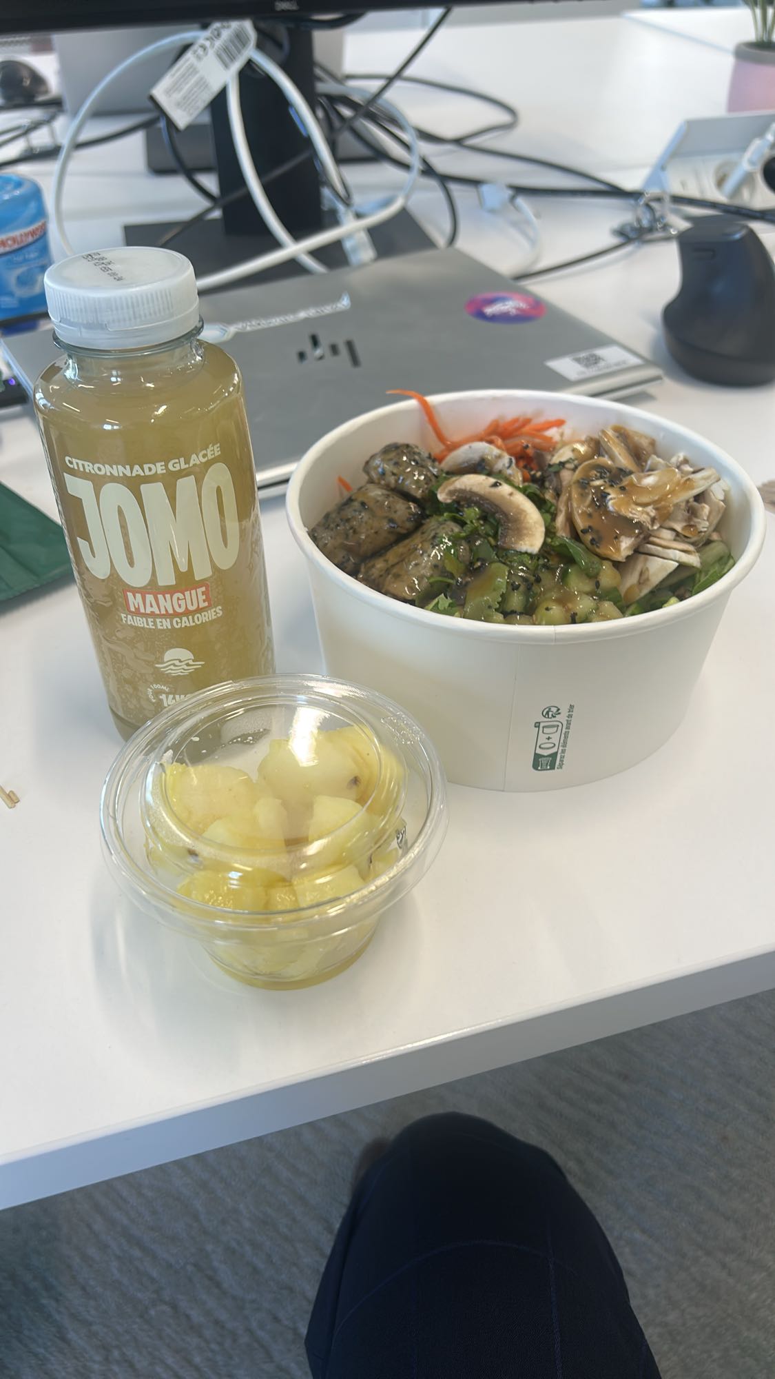 Bol légumes et citronnade