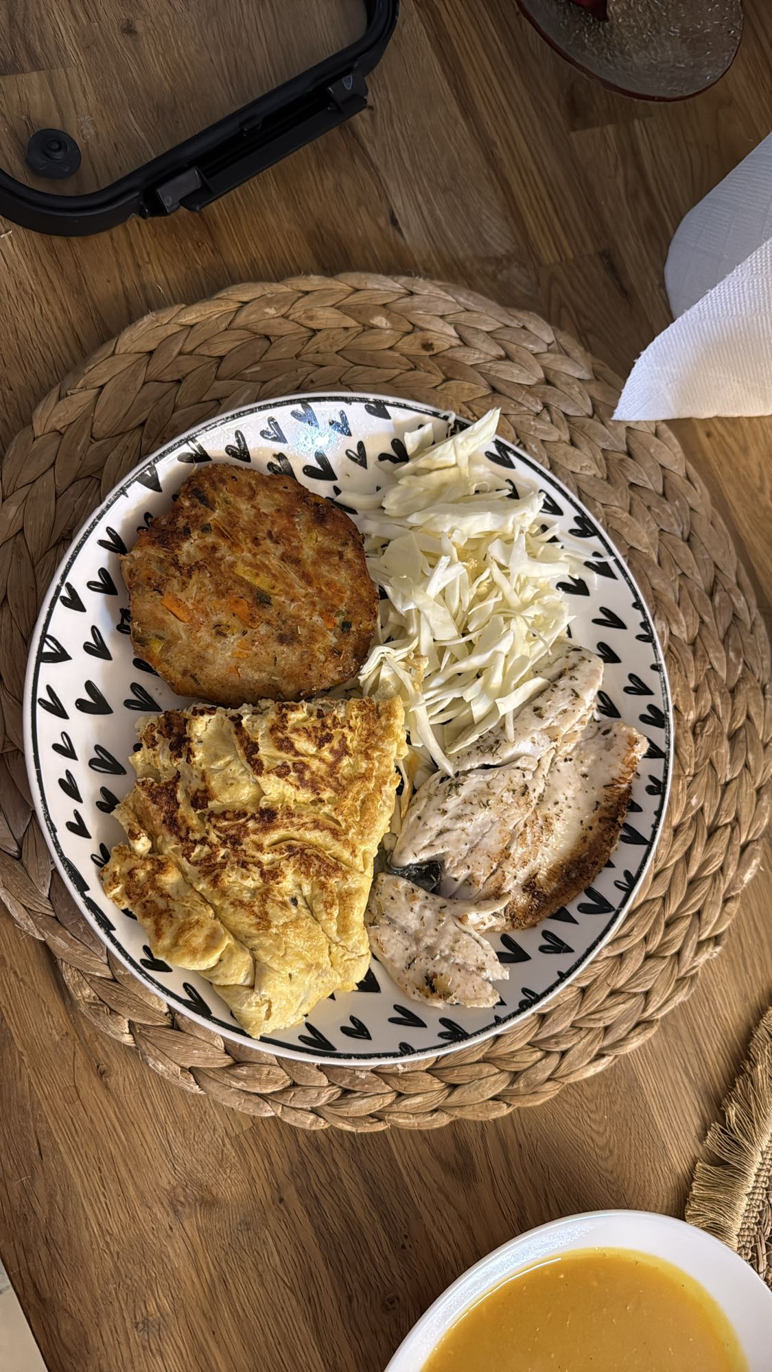 Assiette protéinée variée