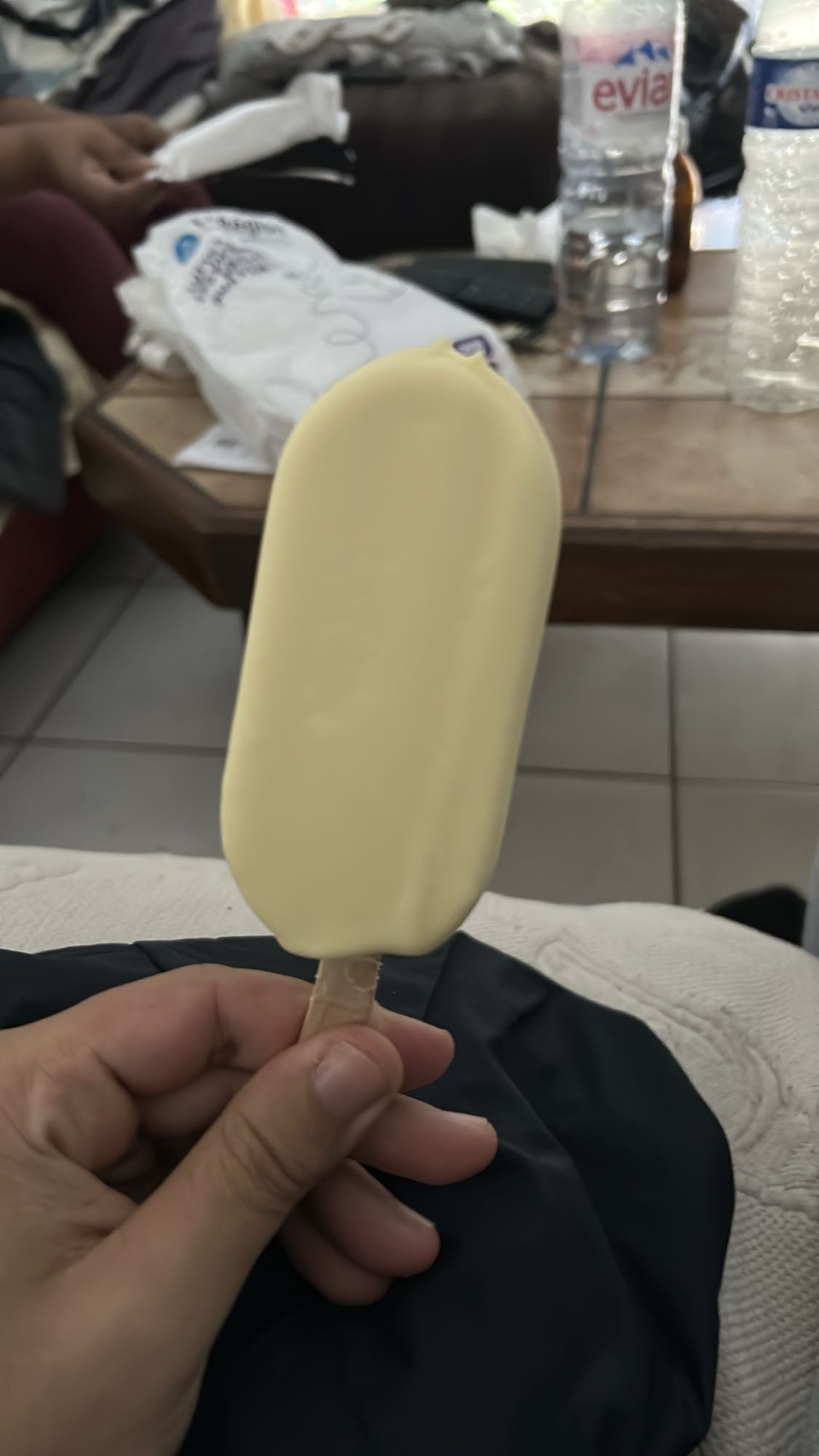 Glace vanille chocolat blanc