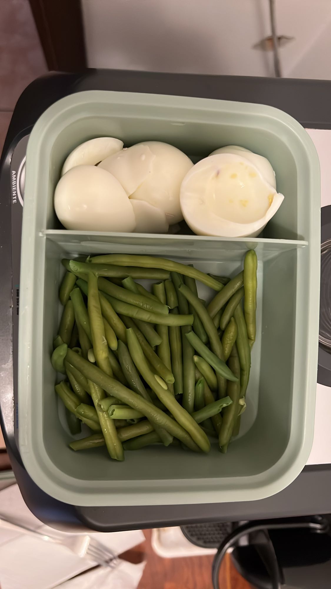 Boiled Eggs & Green Beans