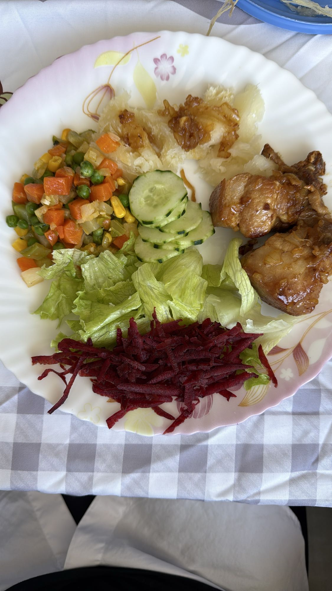 Prato variado saudável