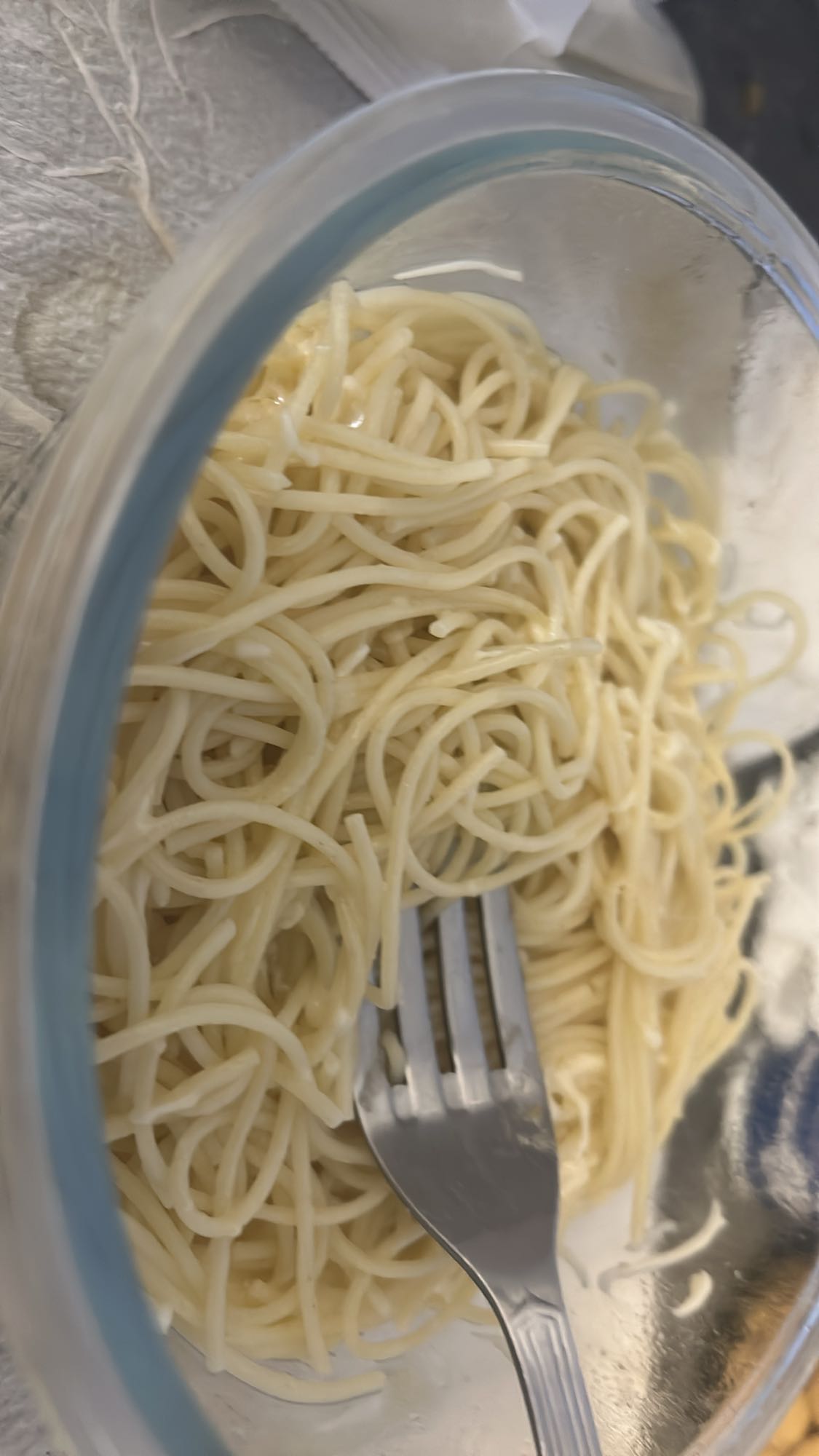 spaghetti au beurre