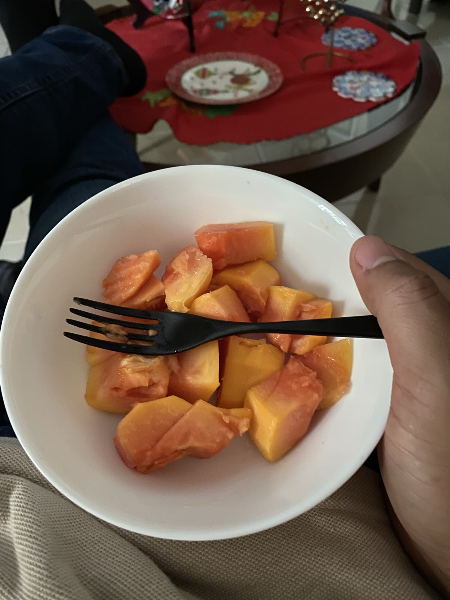 ensalada de papaya