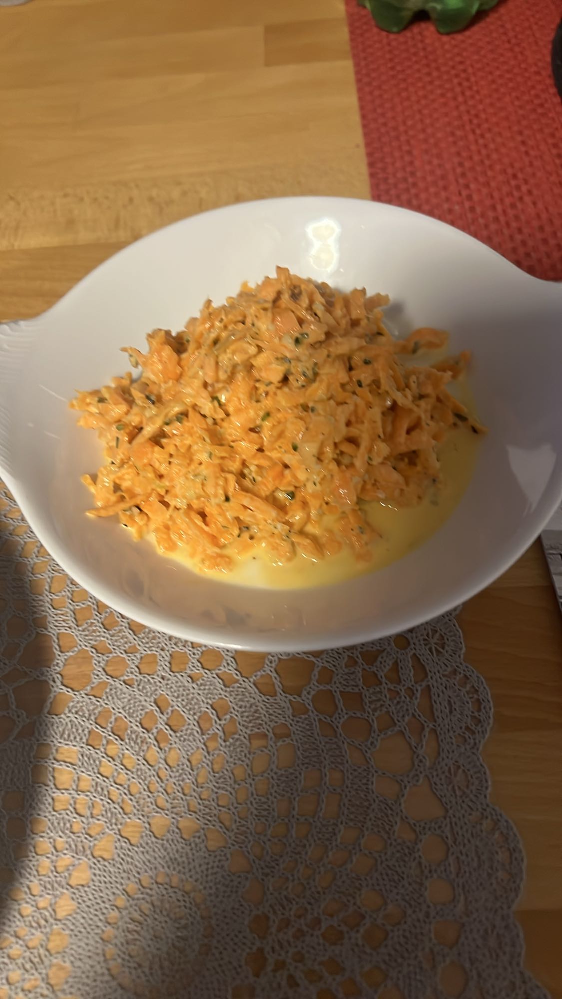 Geraspte wortelsalade