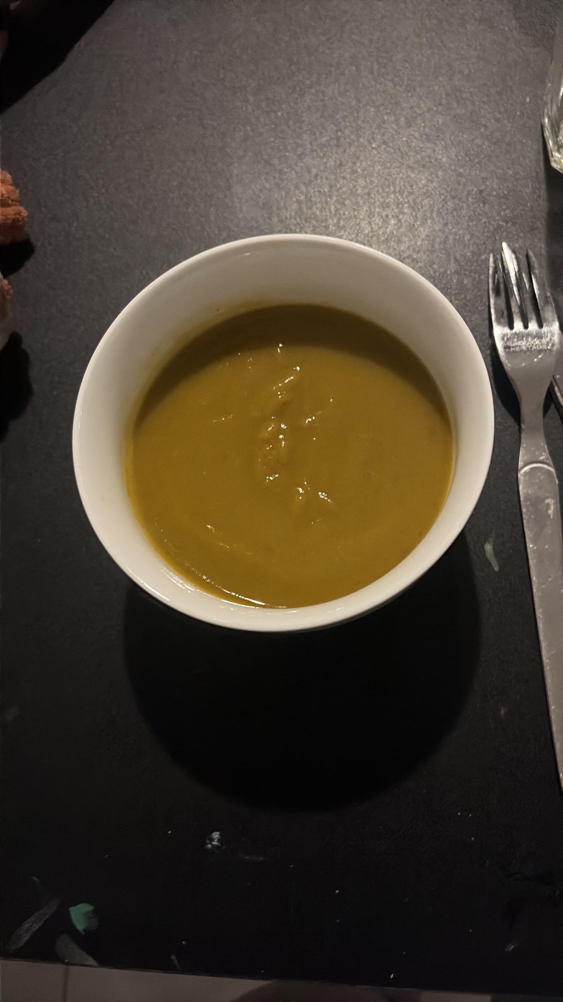 Soupe de légumes verts