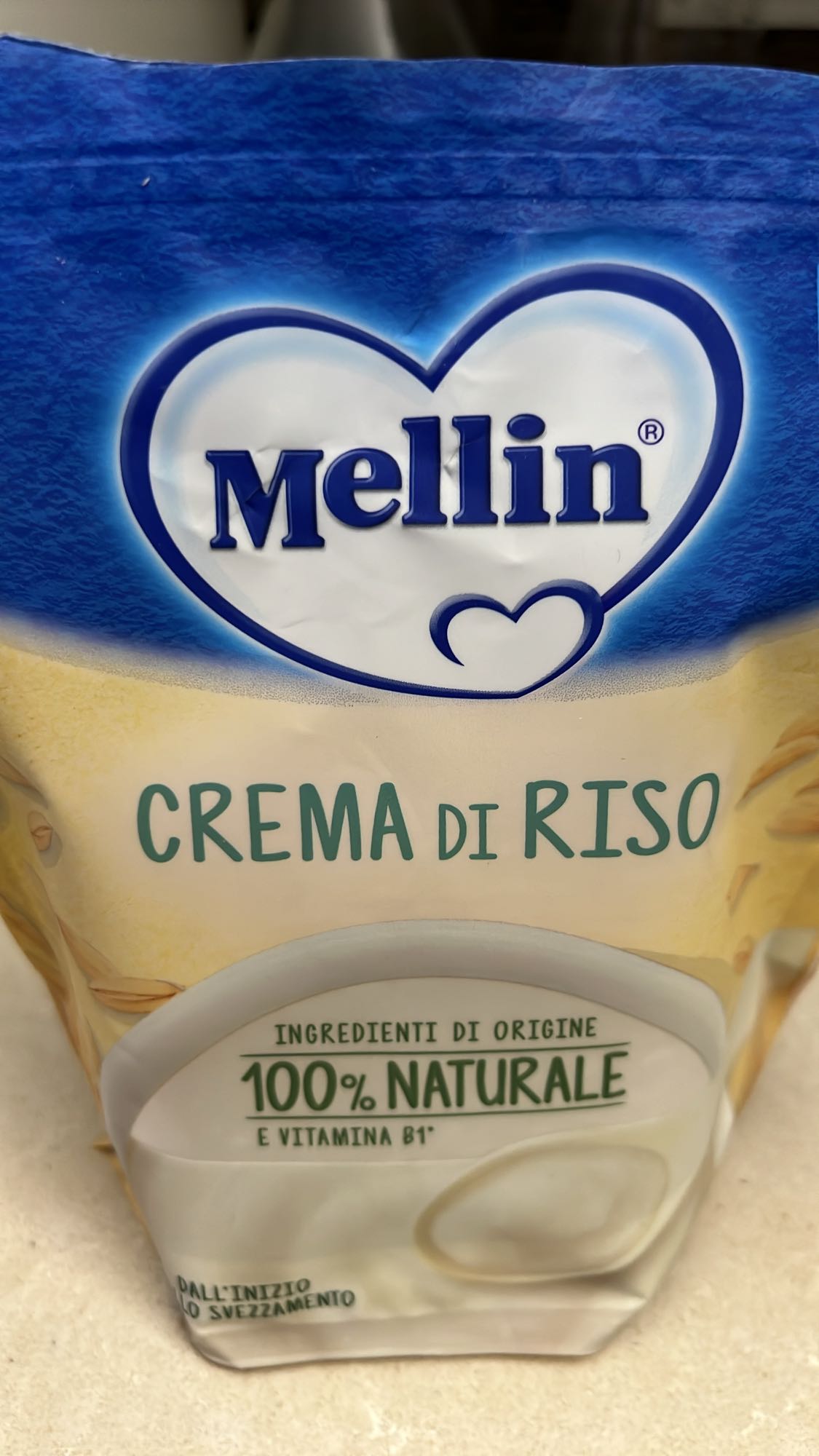 Crema di riso Mellin