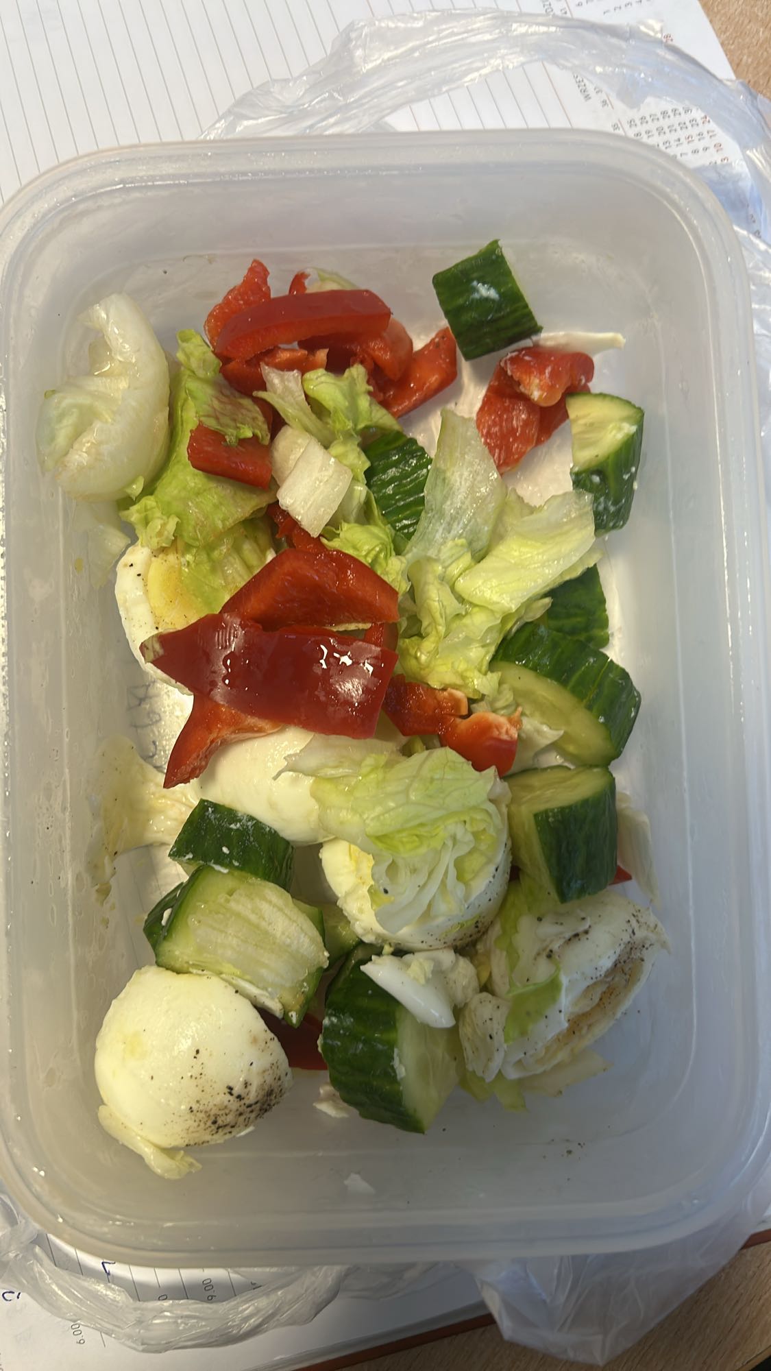 Sałatka z mozzarellą