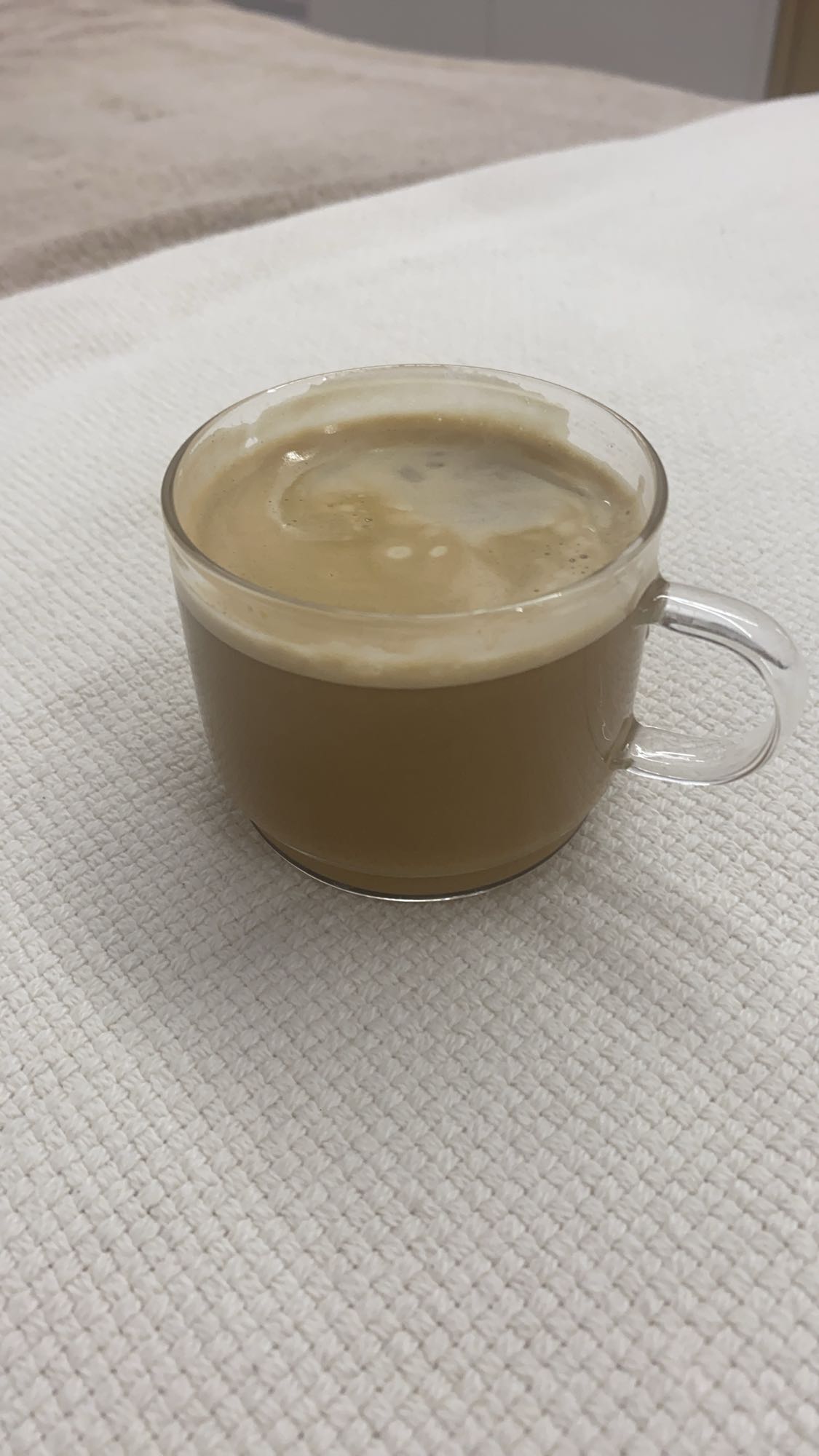 café con leche de avena