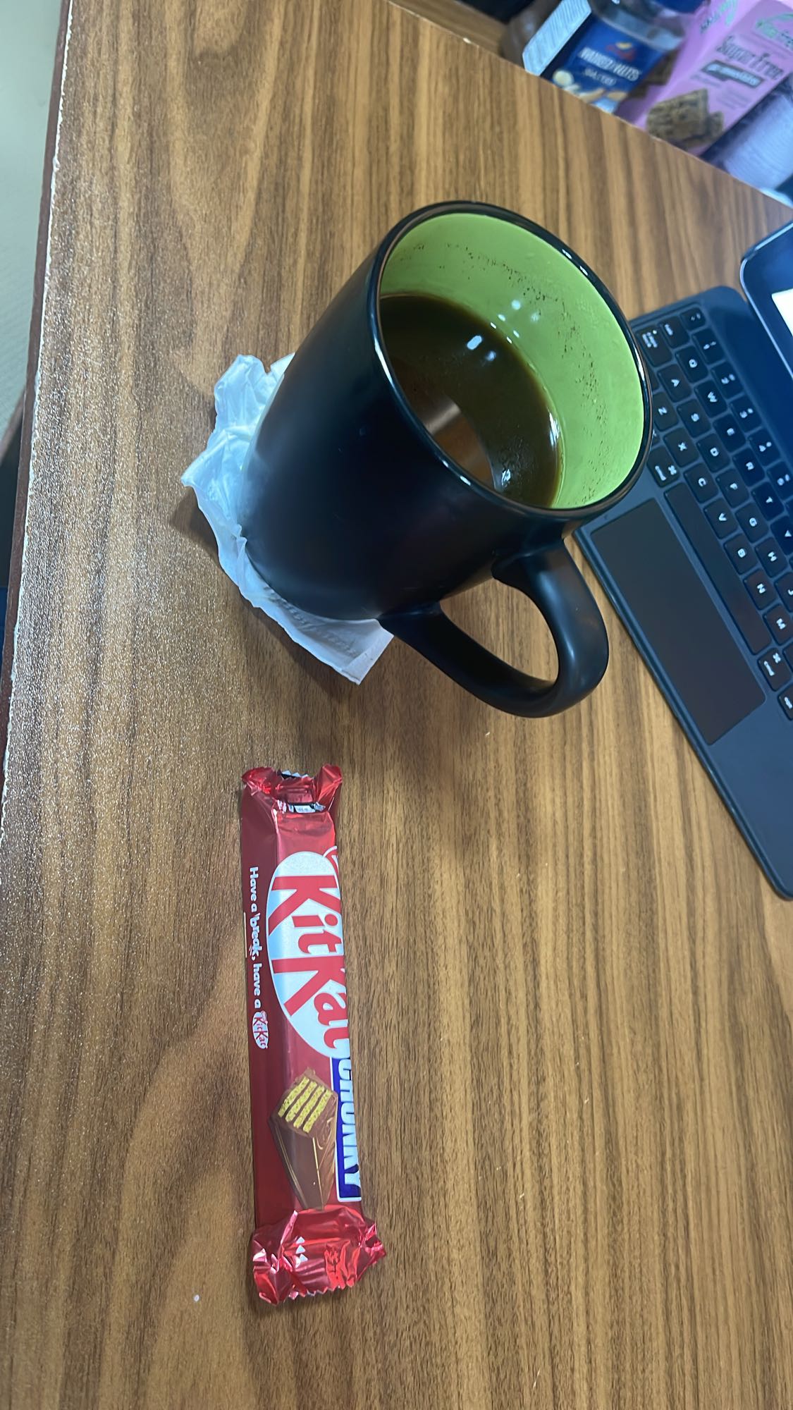 Coffee and KitKat