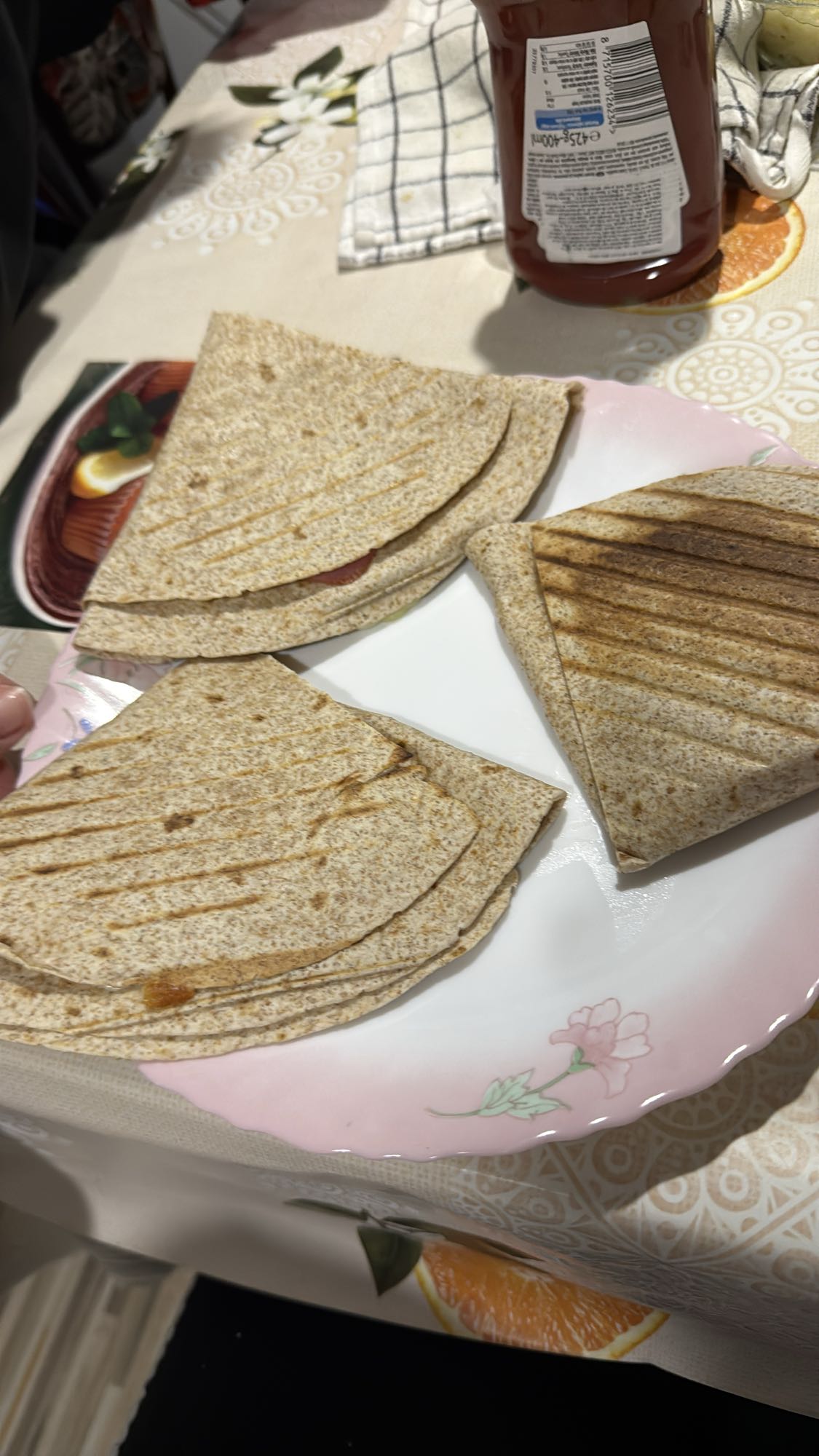 Quesadilla cu ketchup