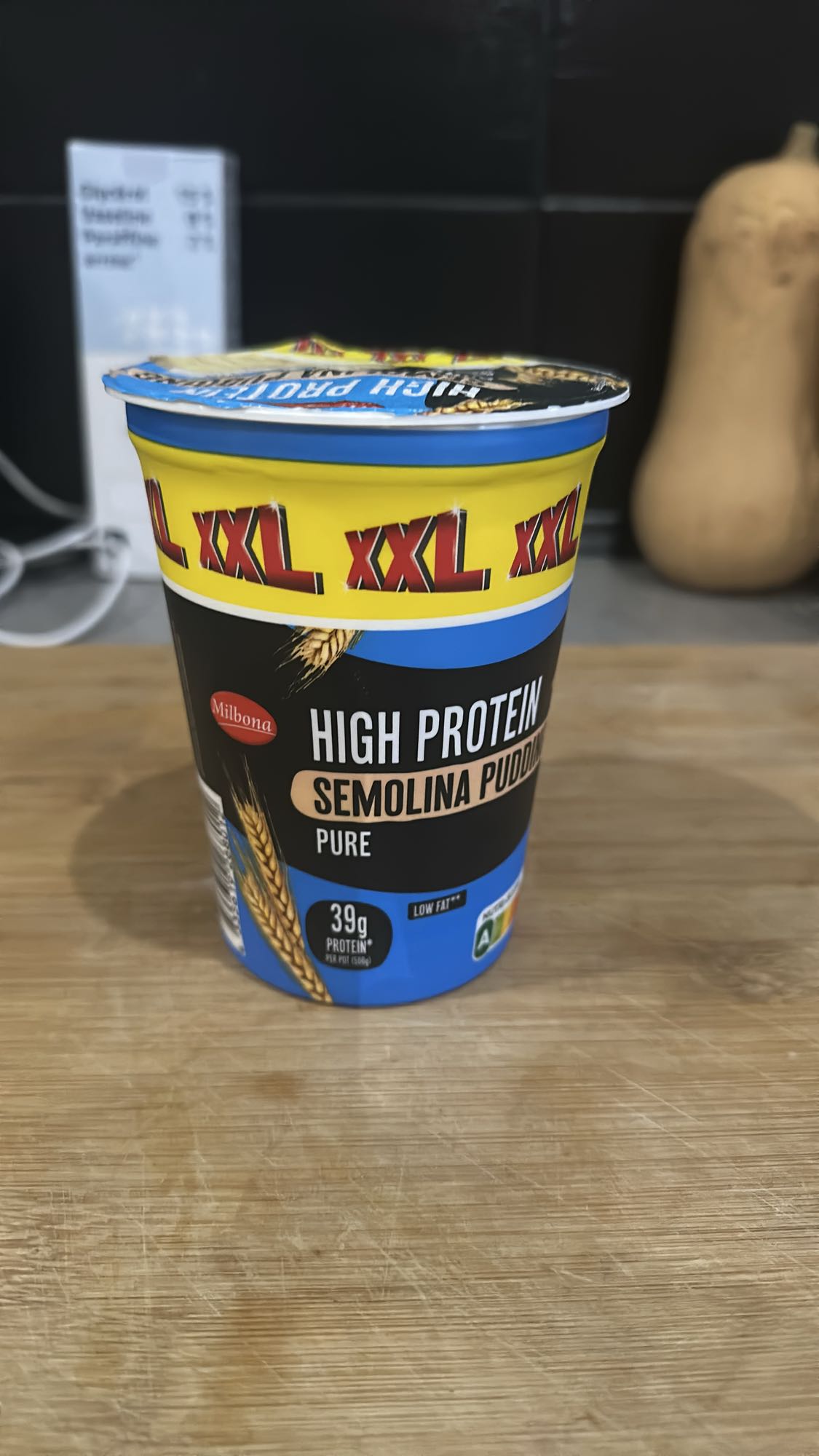 Pudding semoule protéiné