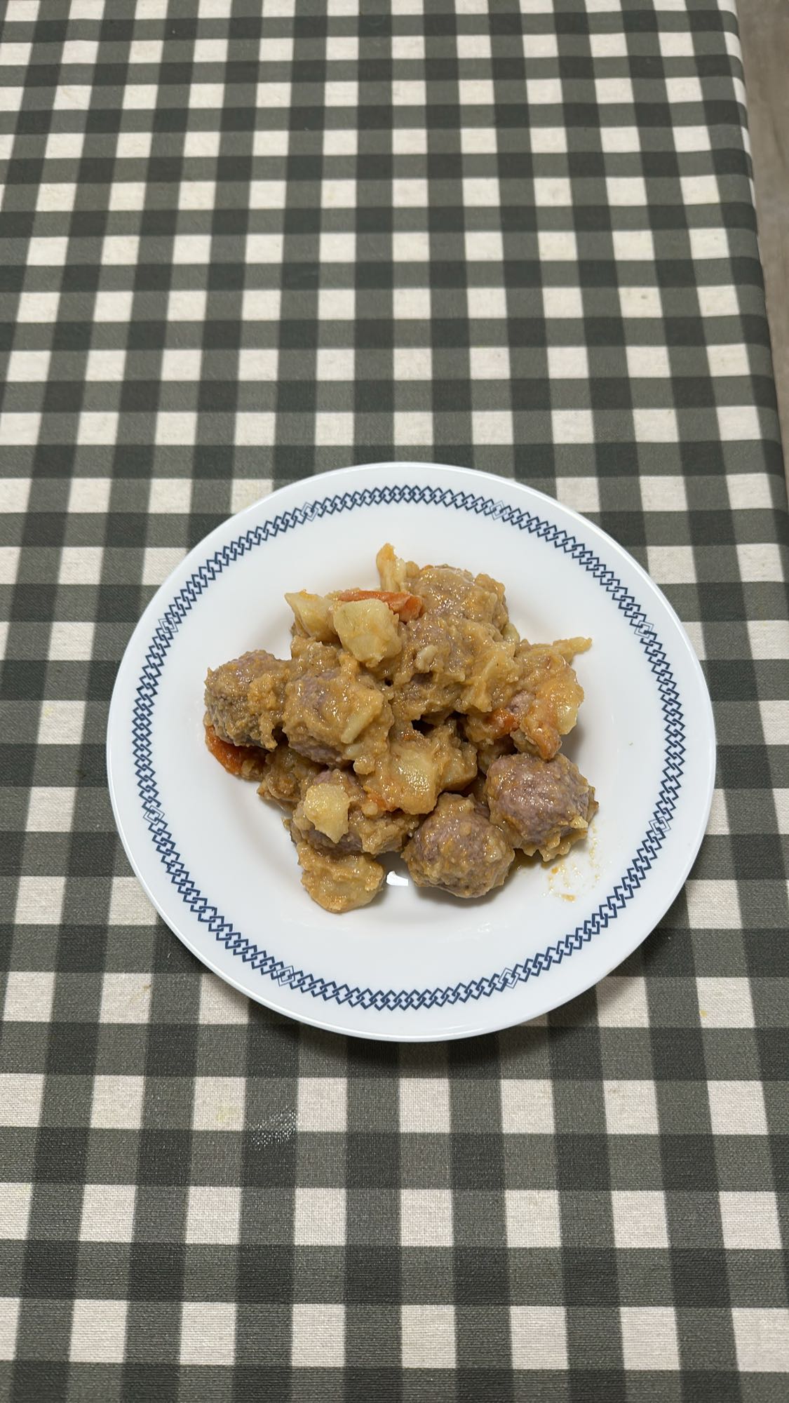 albóndigas con papas