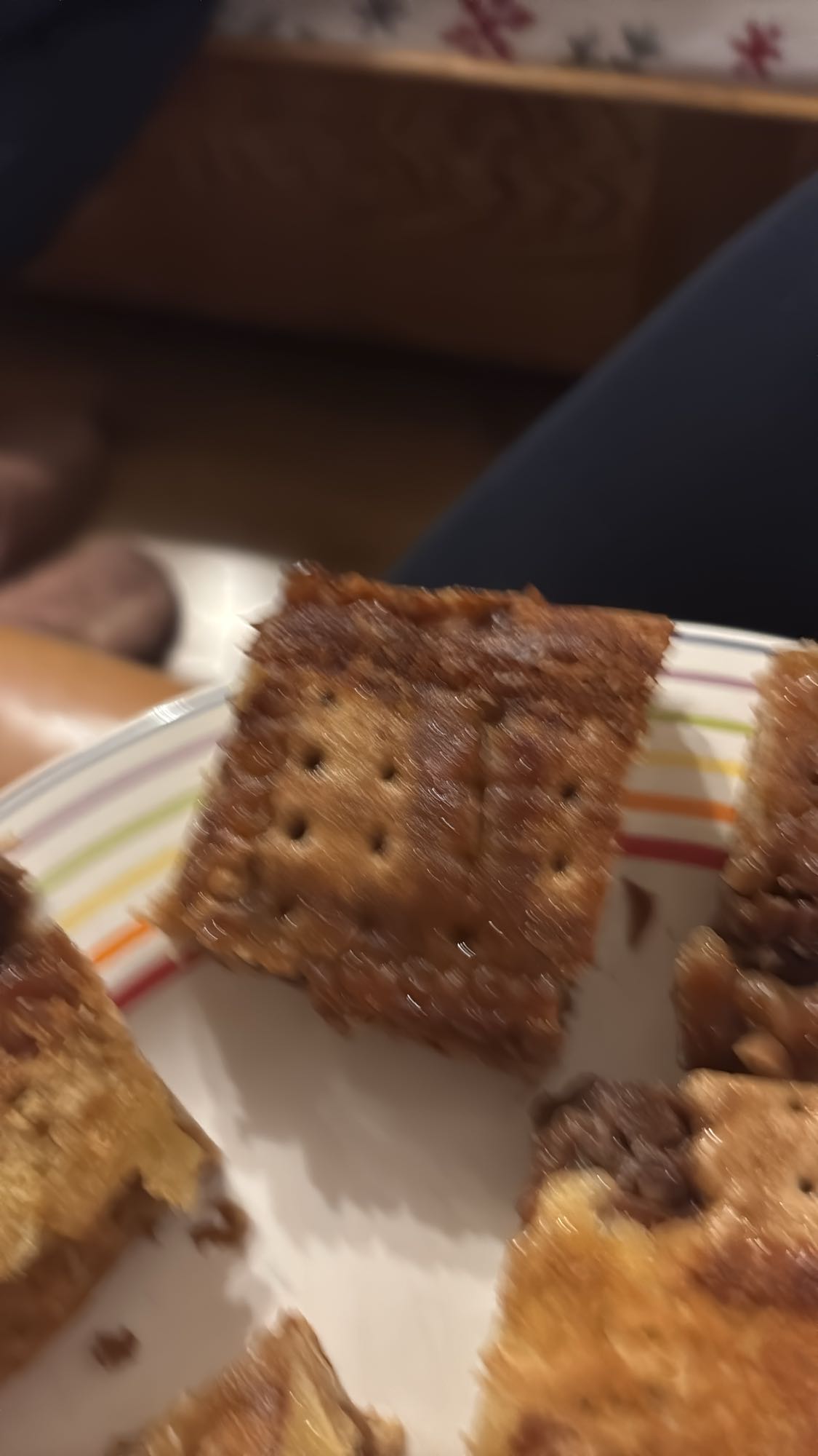 Desert cu biscuiți și caramel