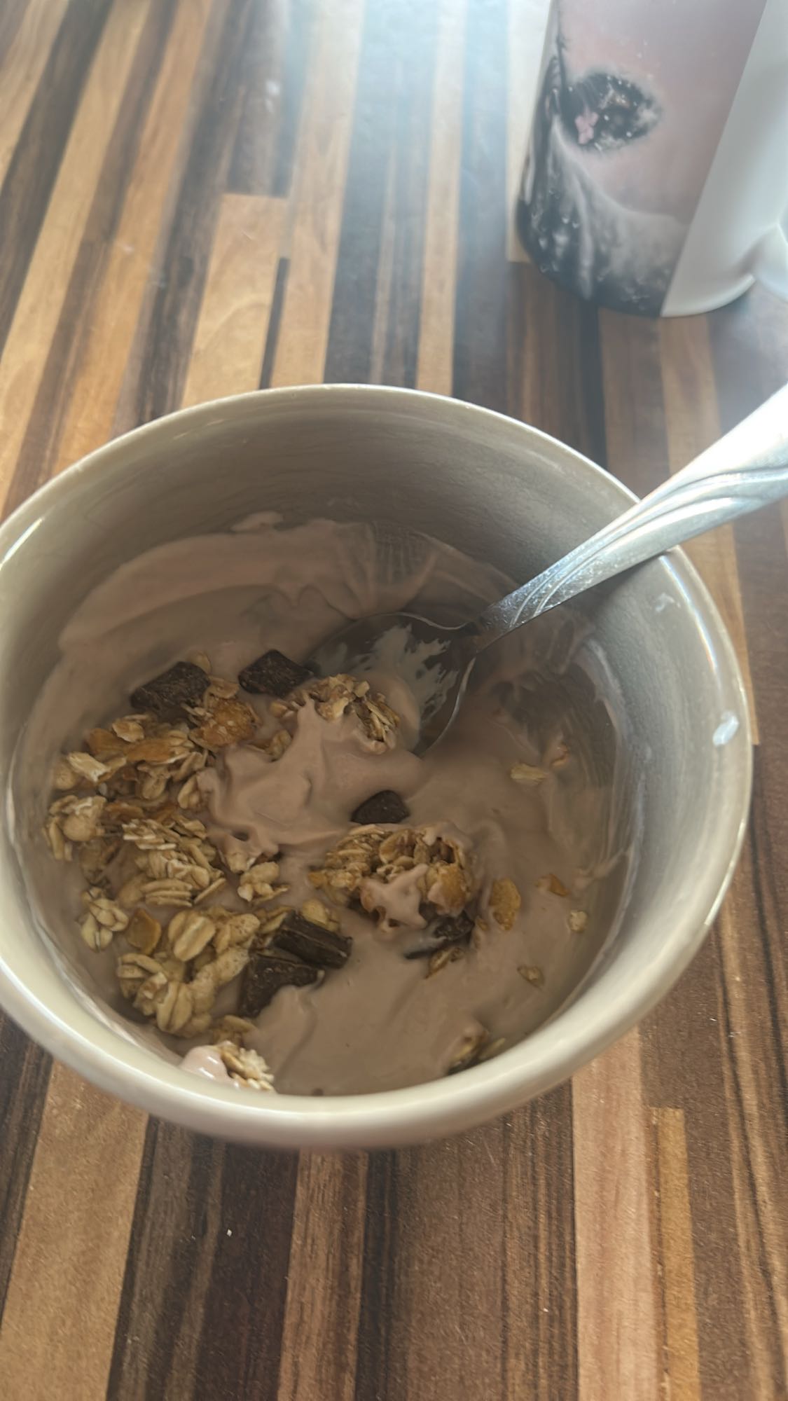 Yaourt granola chocolat