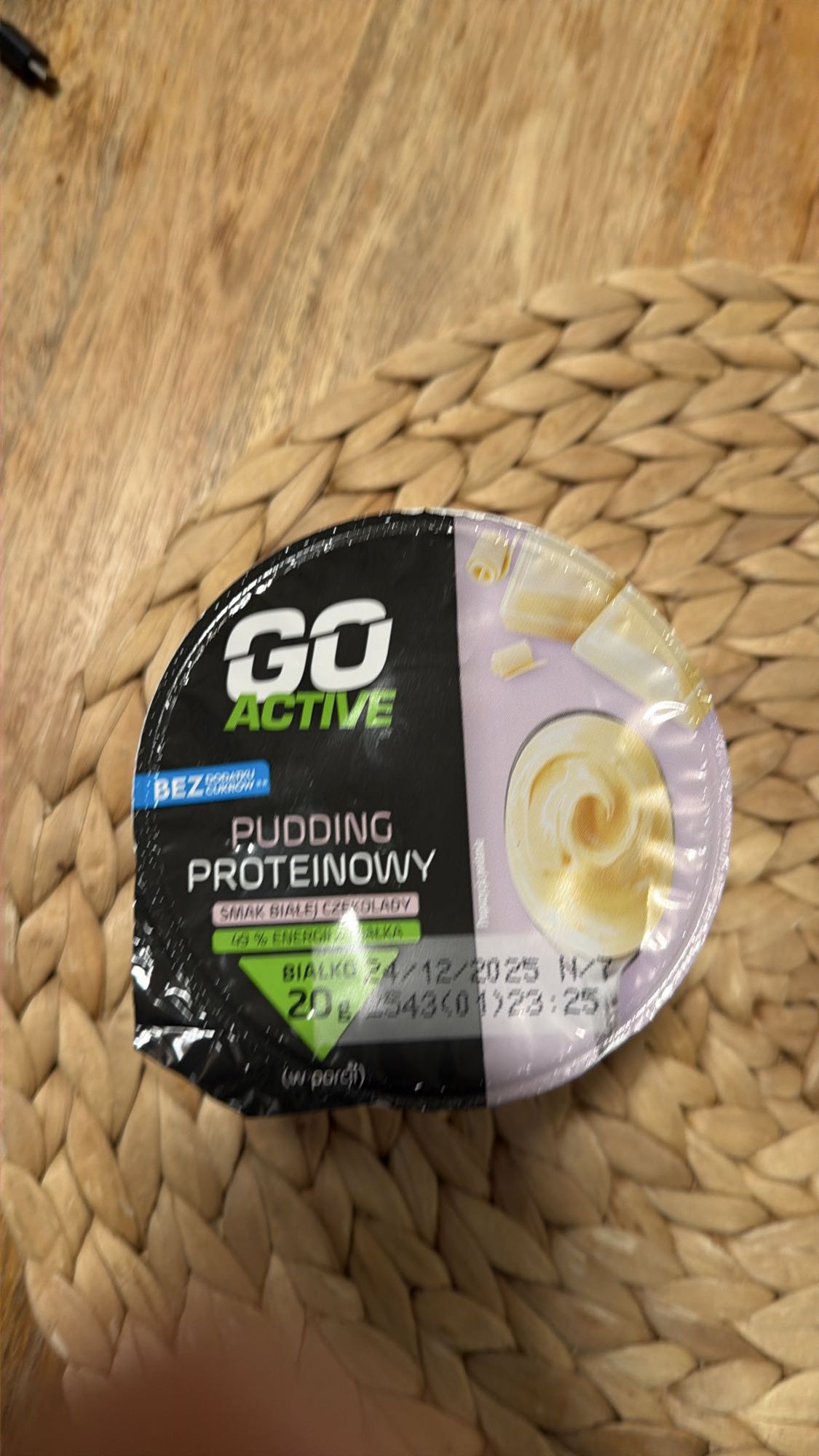 Pudding biała czekolada