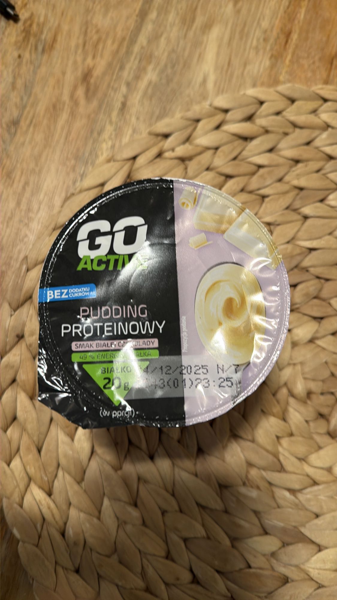 Pudding proteinowy biały