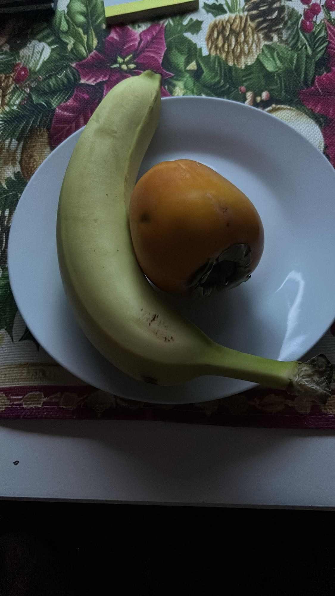 банан и хурма