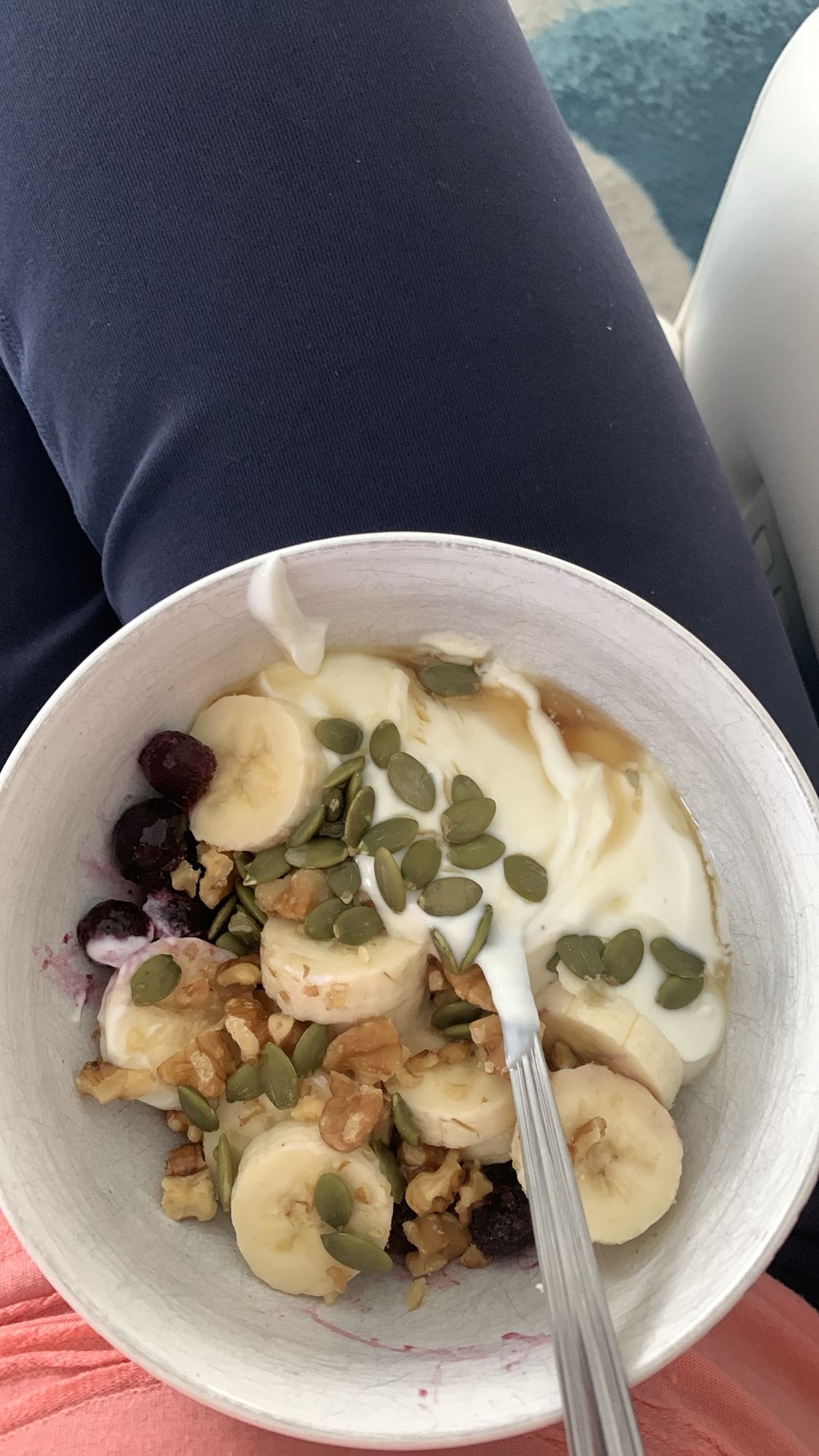 Bol yaourt banane graines