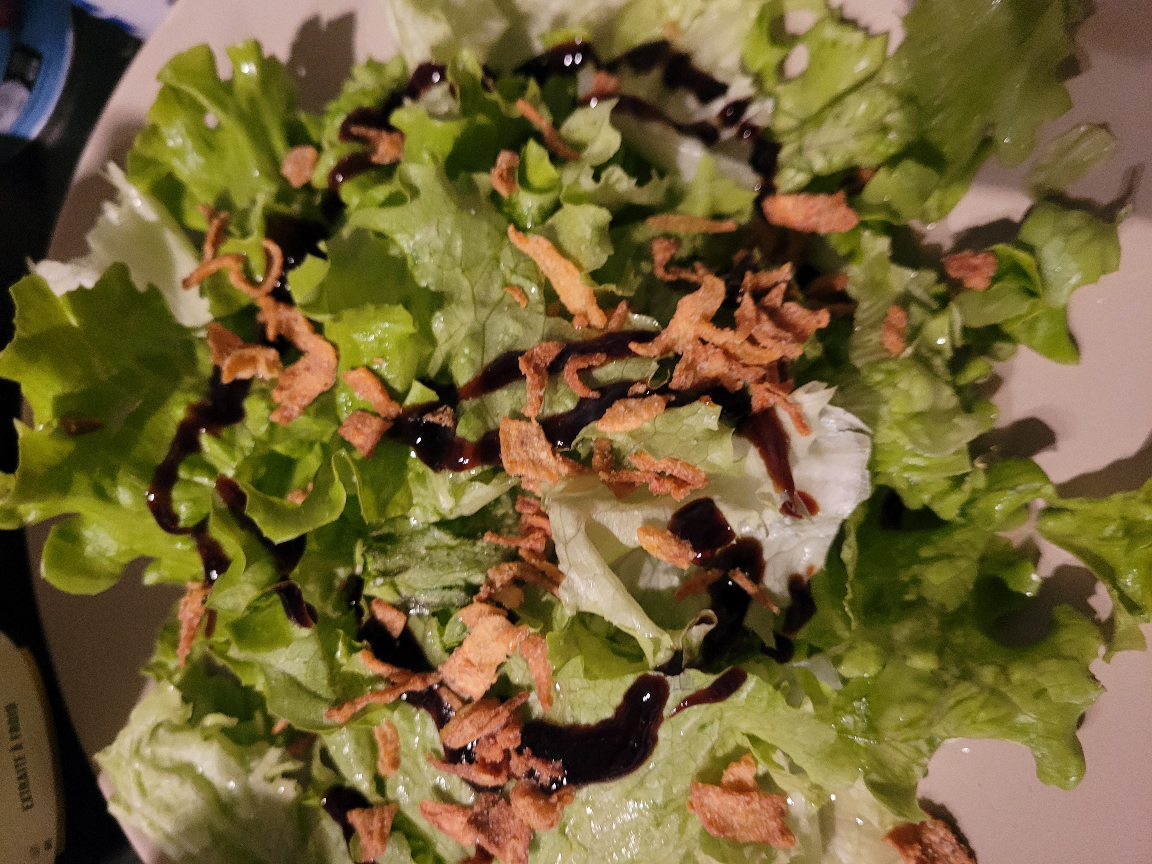 Salade verte croustillante