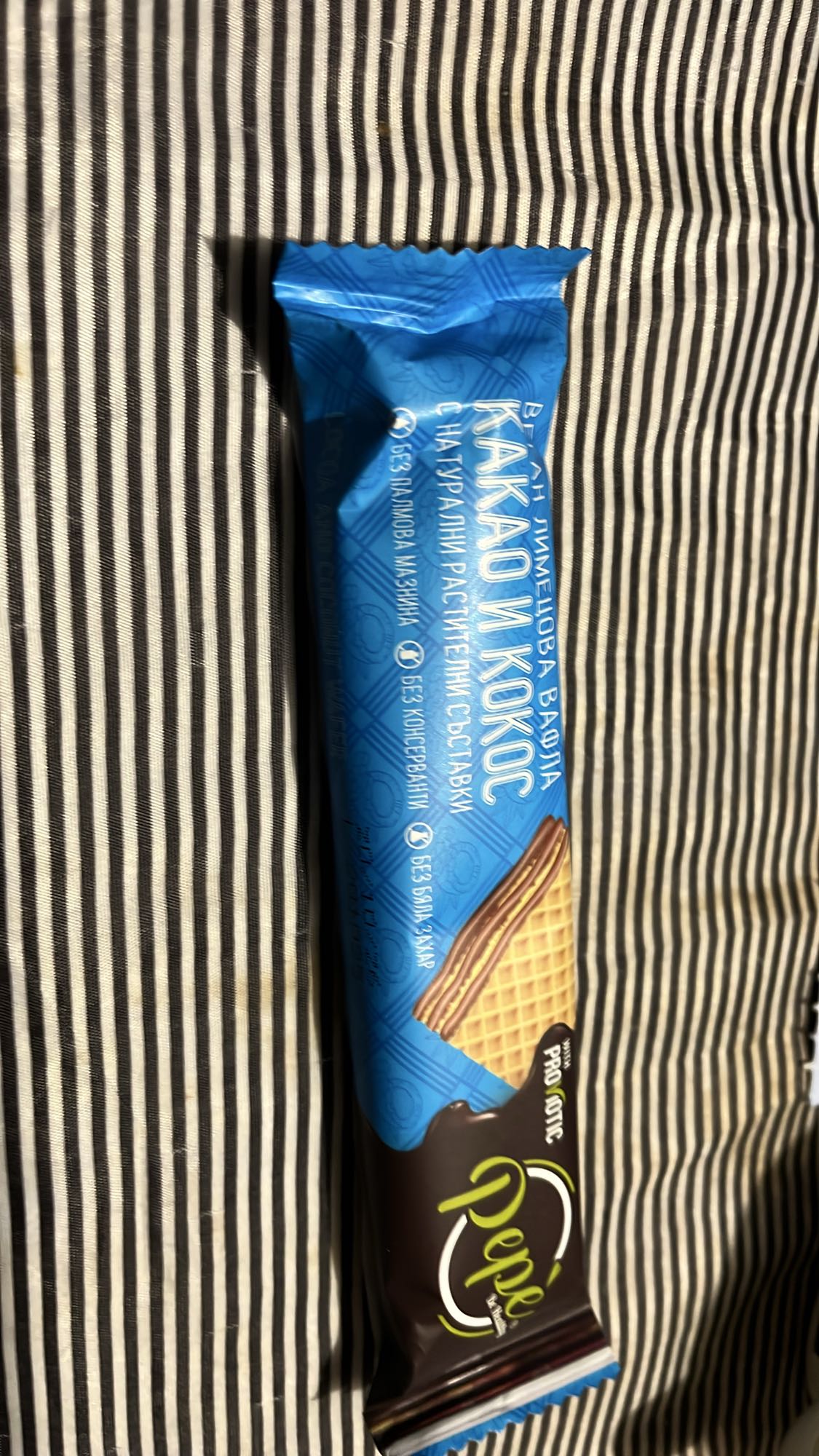 Какаова вафла с кокос