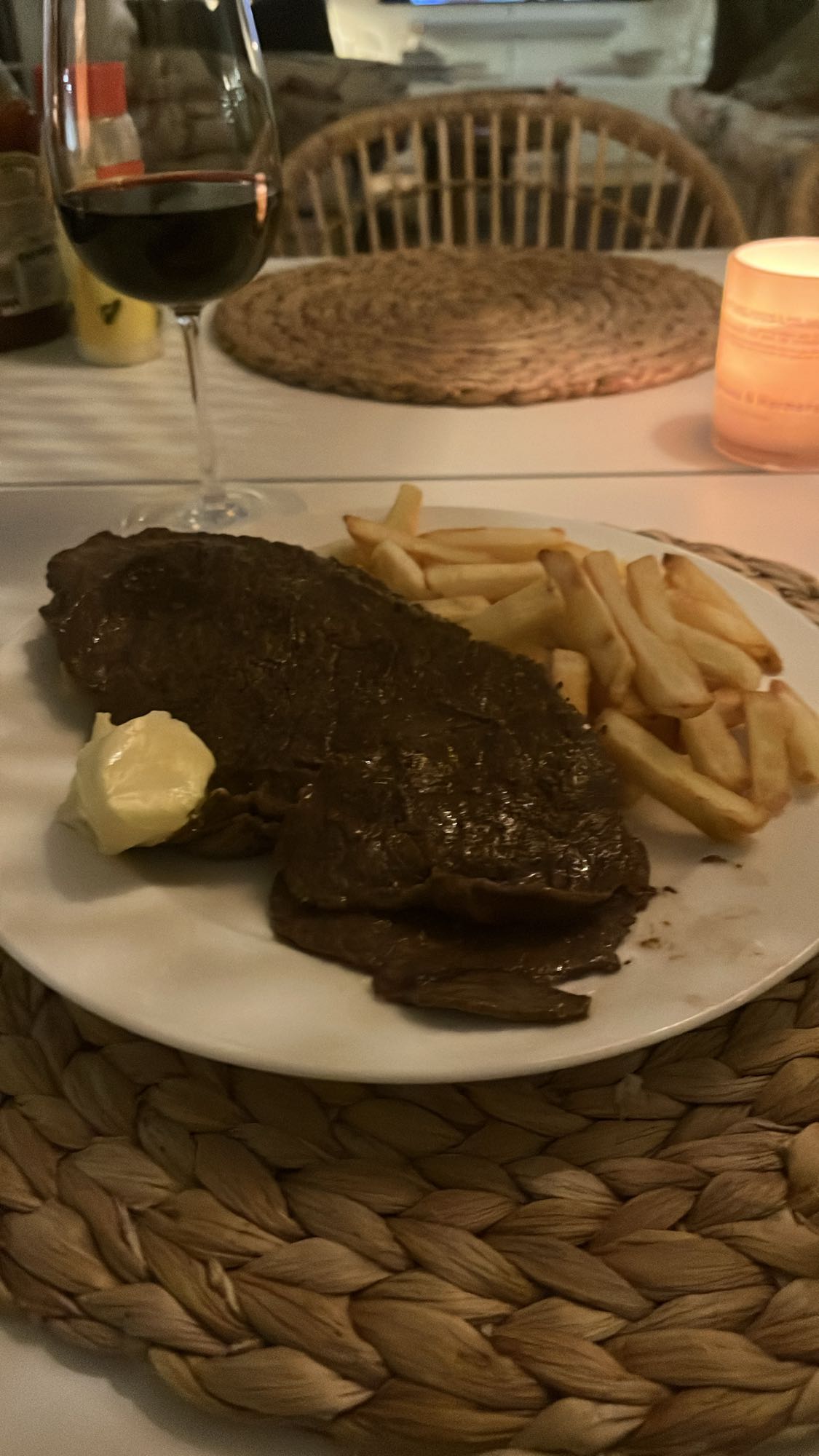 Biff med pommes frites