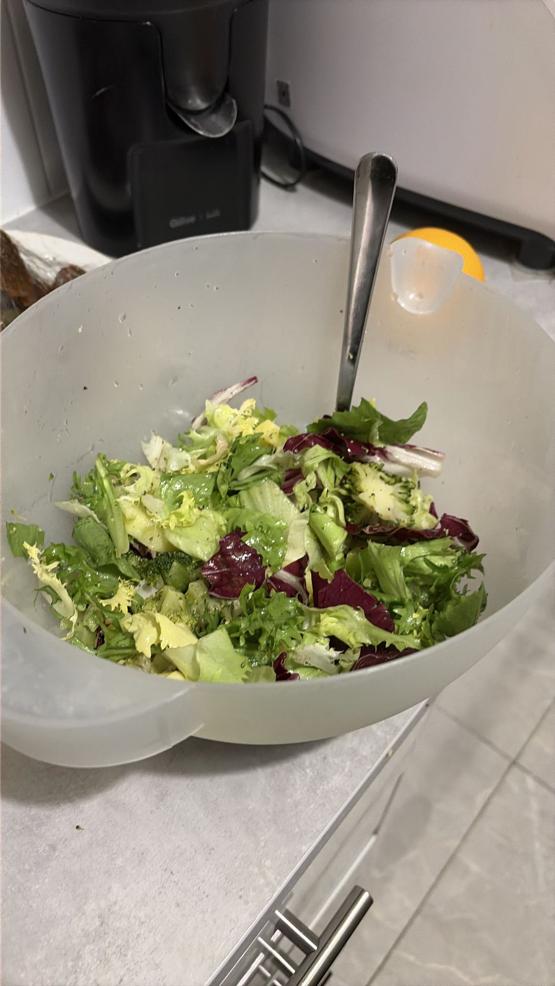 Salade verte mélangée