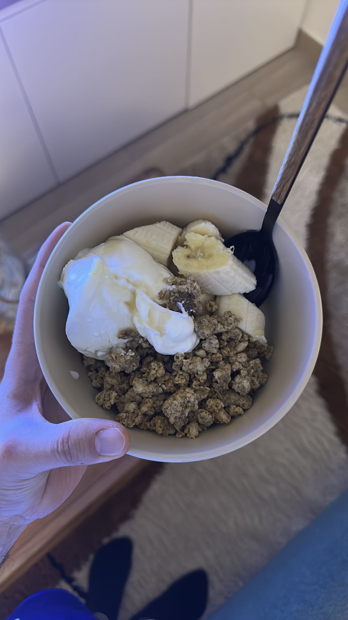 Bol de Skyr, banane, granola