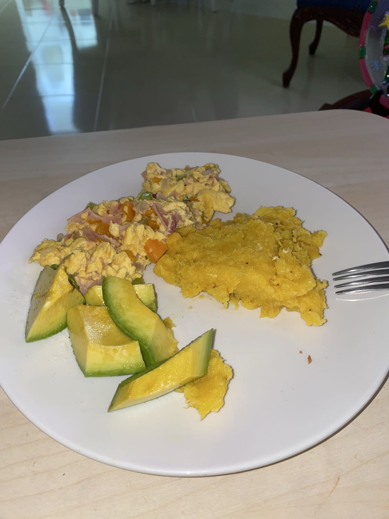 Desayuno con plátano