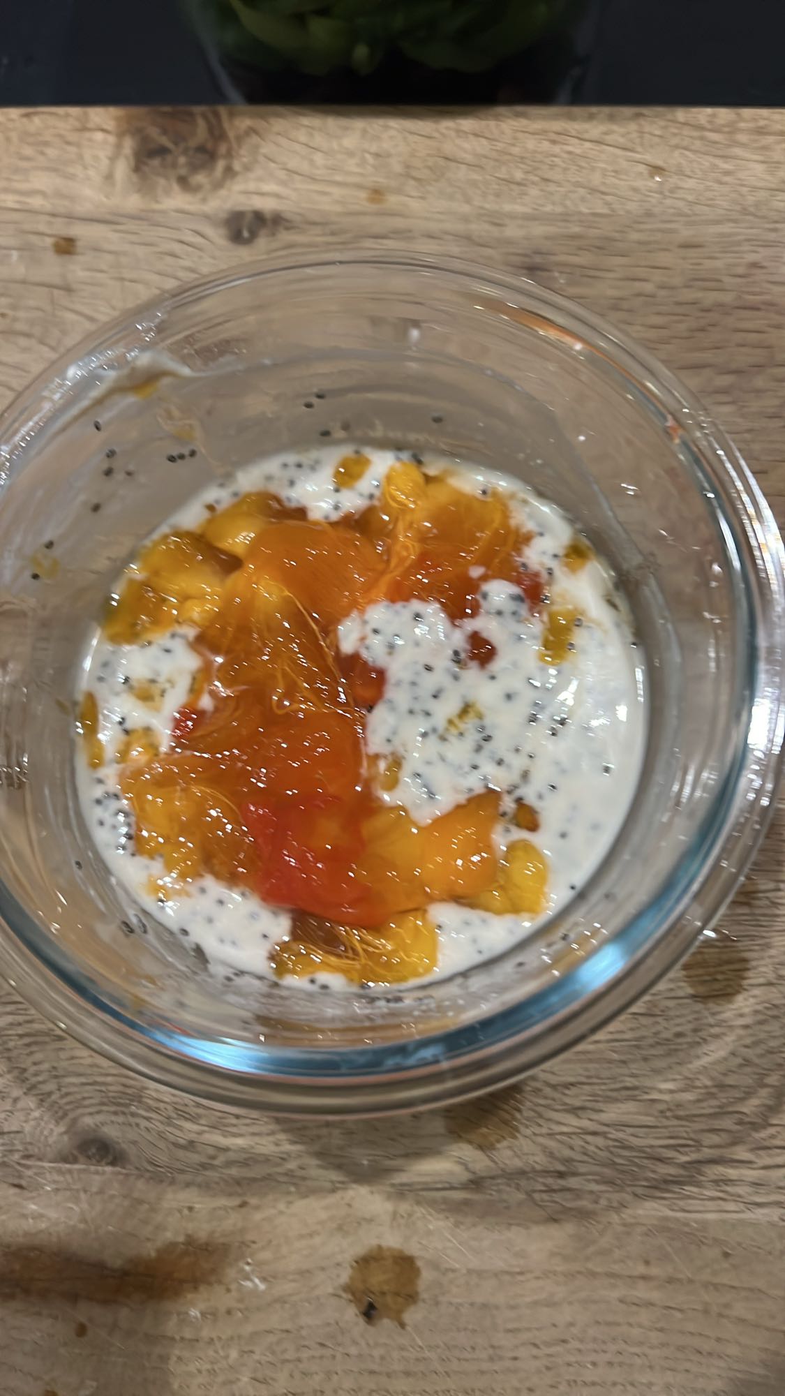 Pudding chia mangue