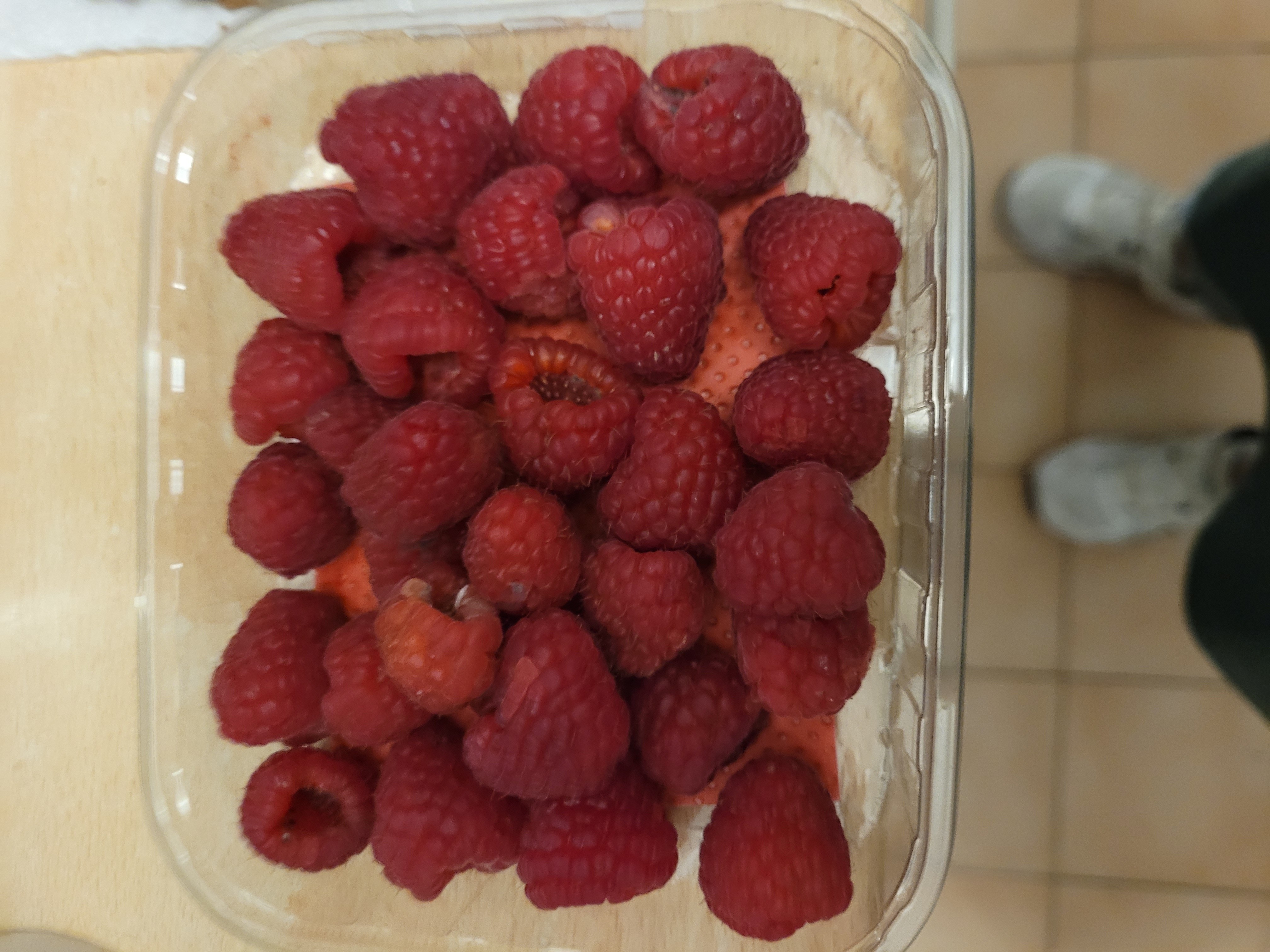 Framboises fraîches