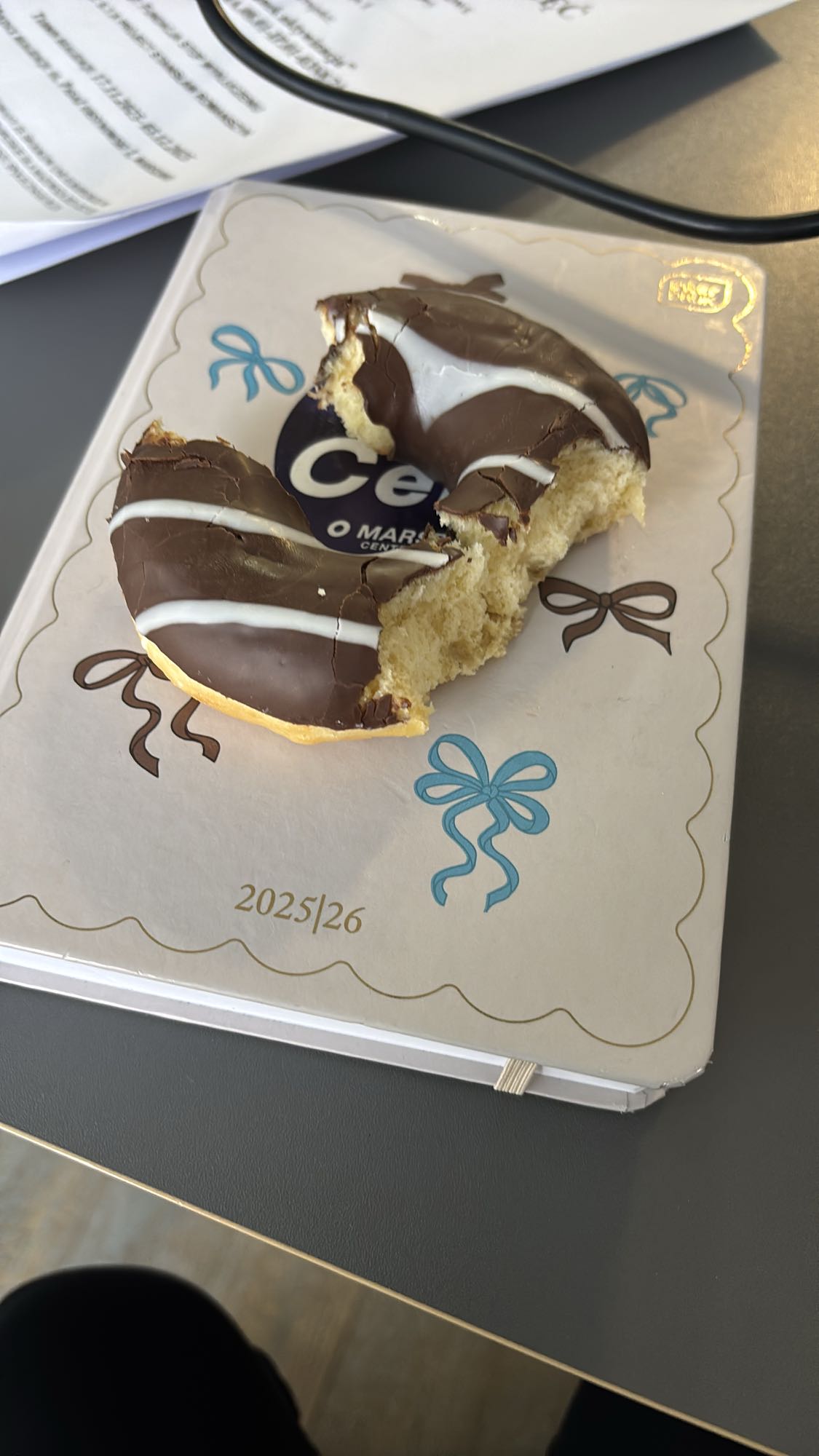 Pączek z czekoladą