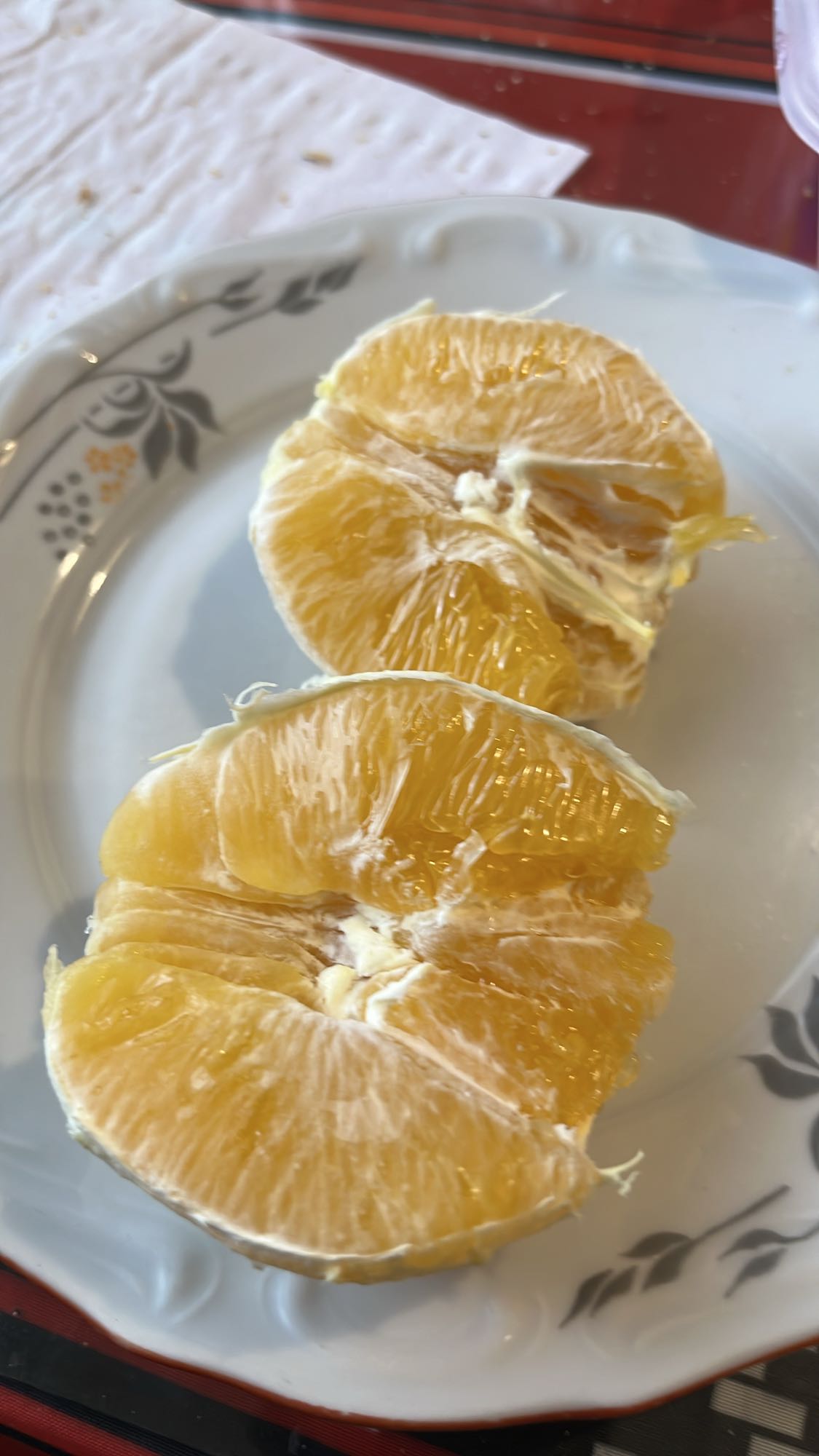 Портокал на половинки