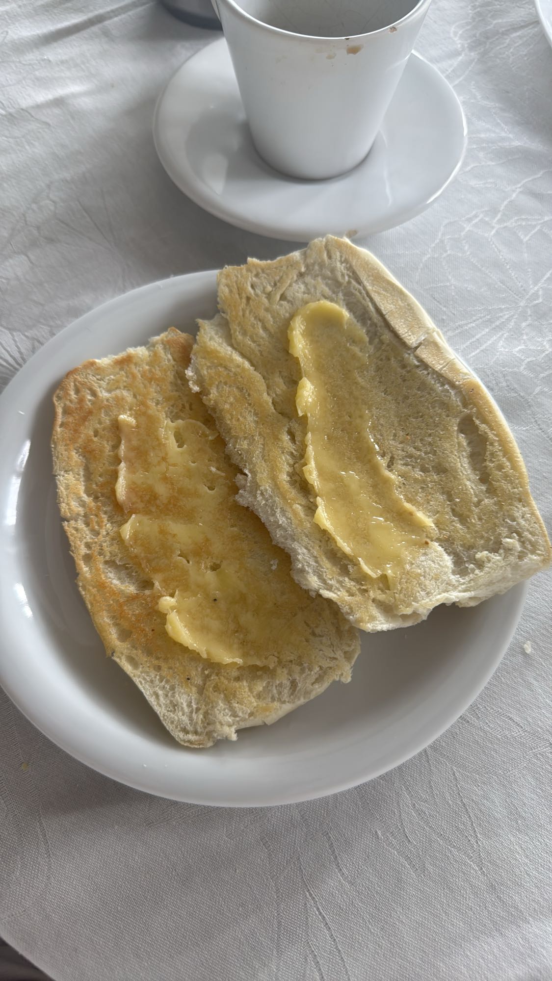 Pão com manteiga