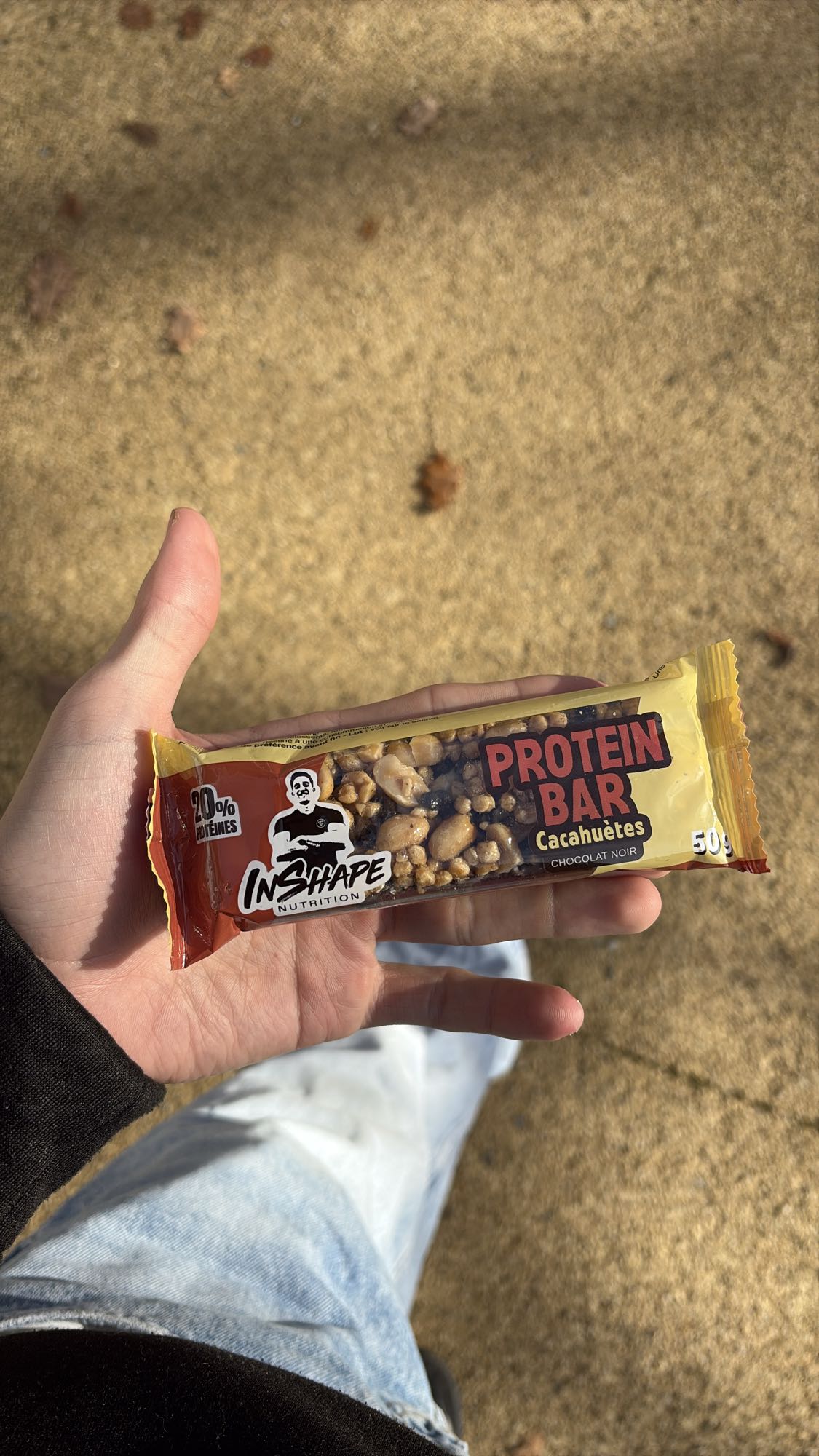 Barre protéinée cacahuètes