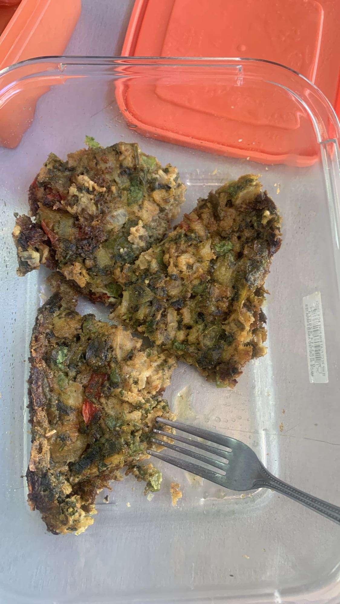 Vegetable Frittata Slices