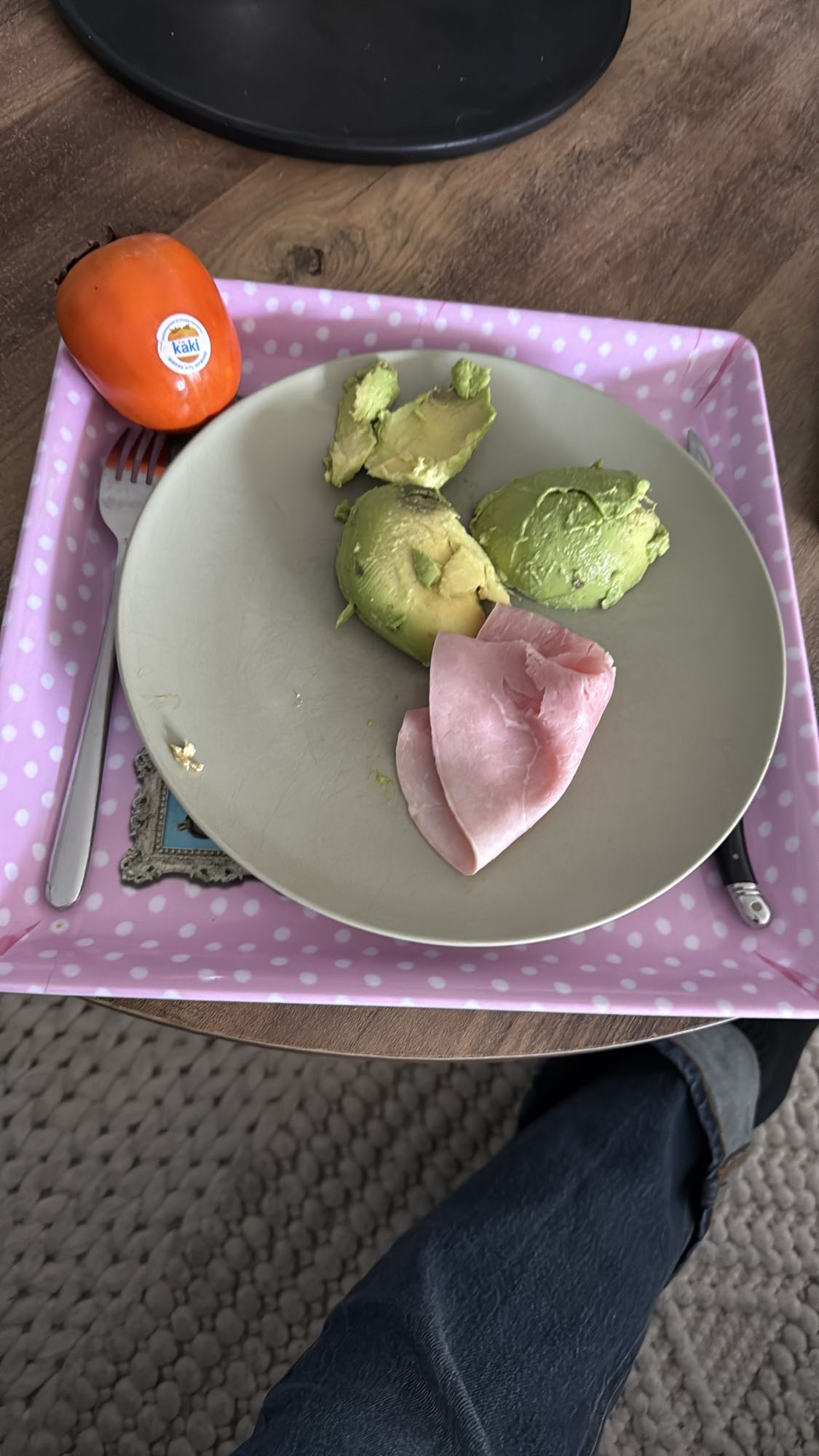 avocat jambon kaki