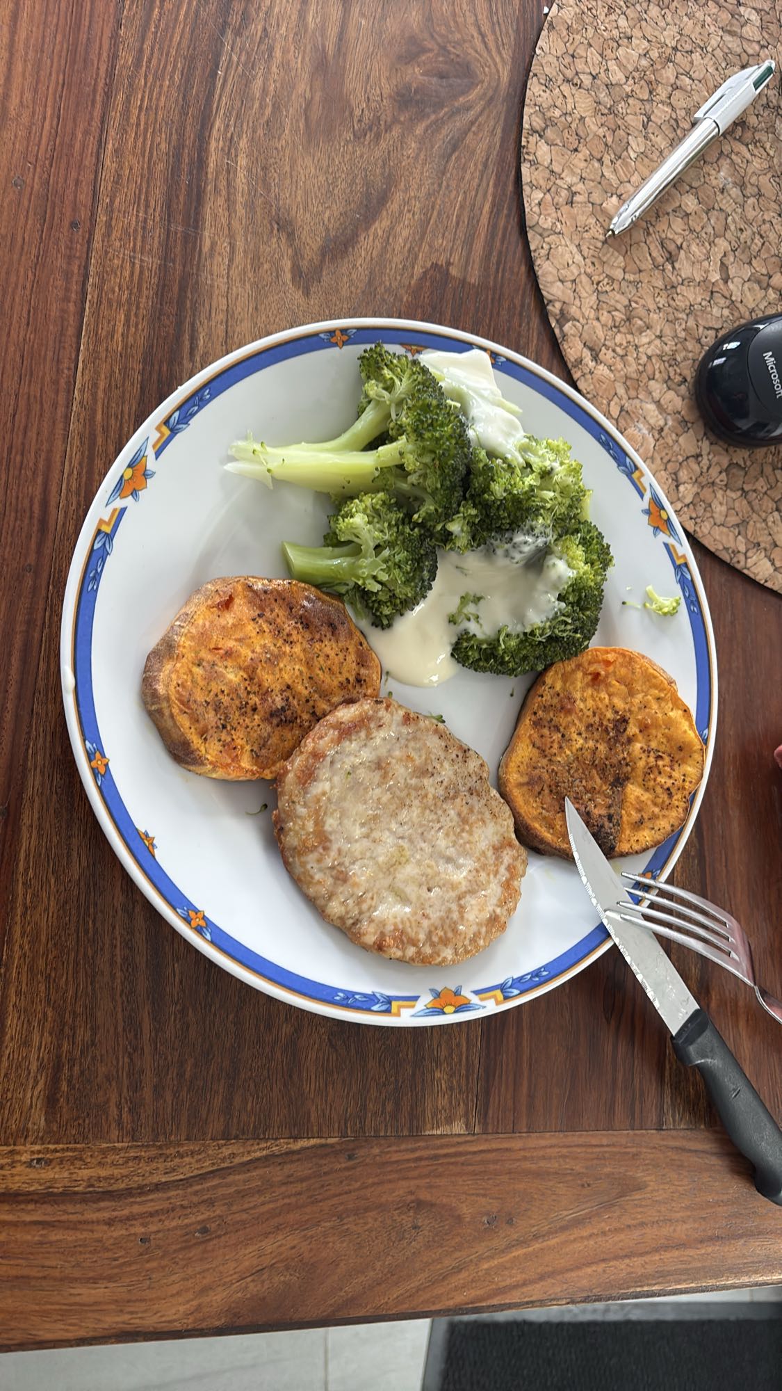 Assiette patate brocoli