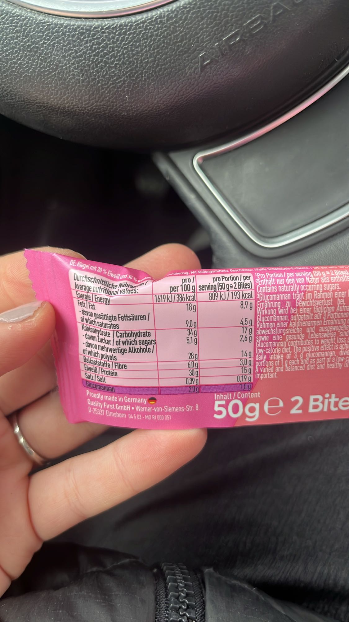 Proteinriegel 2 Bites