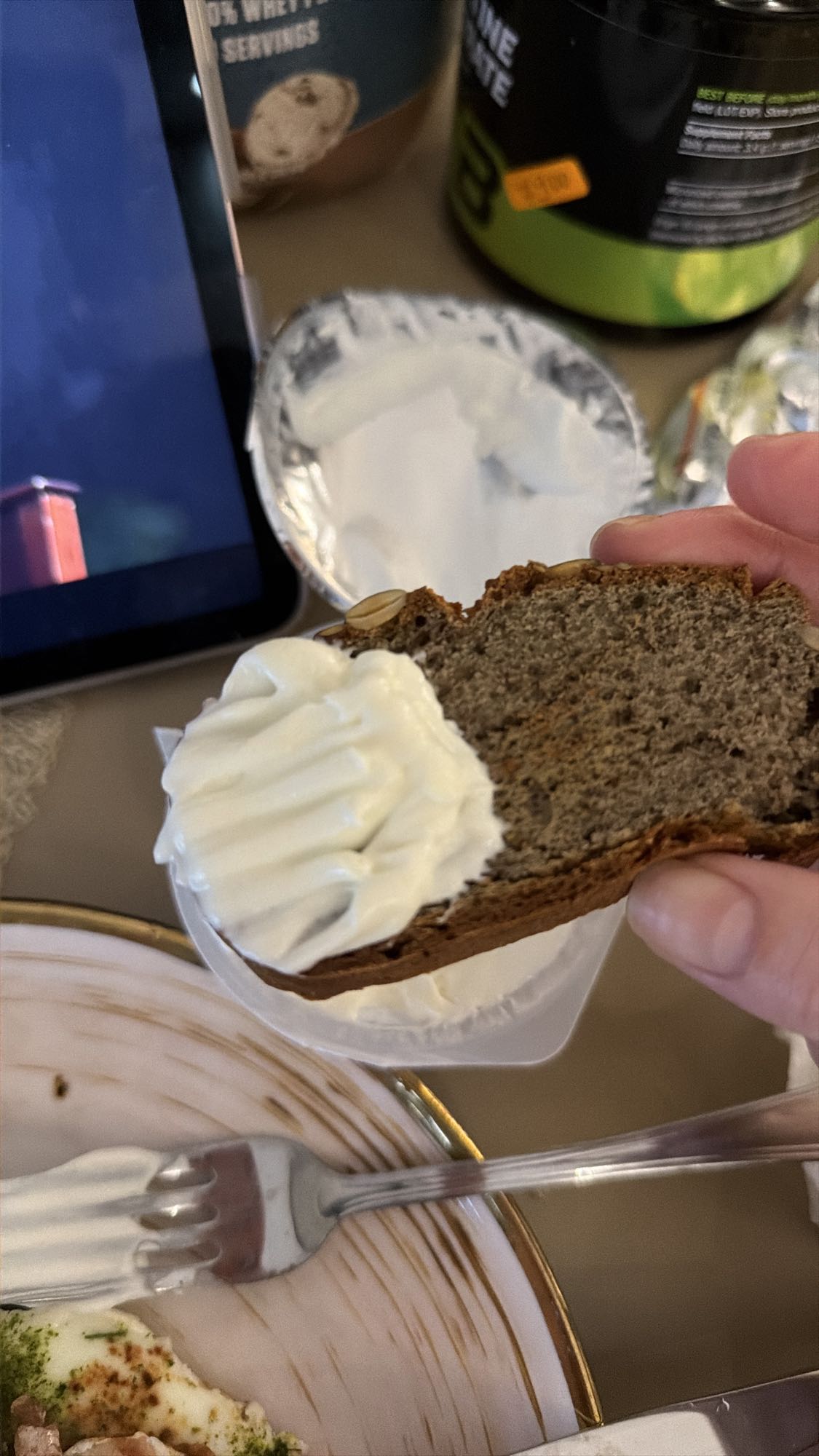 хлеб с греческим йогуртом